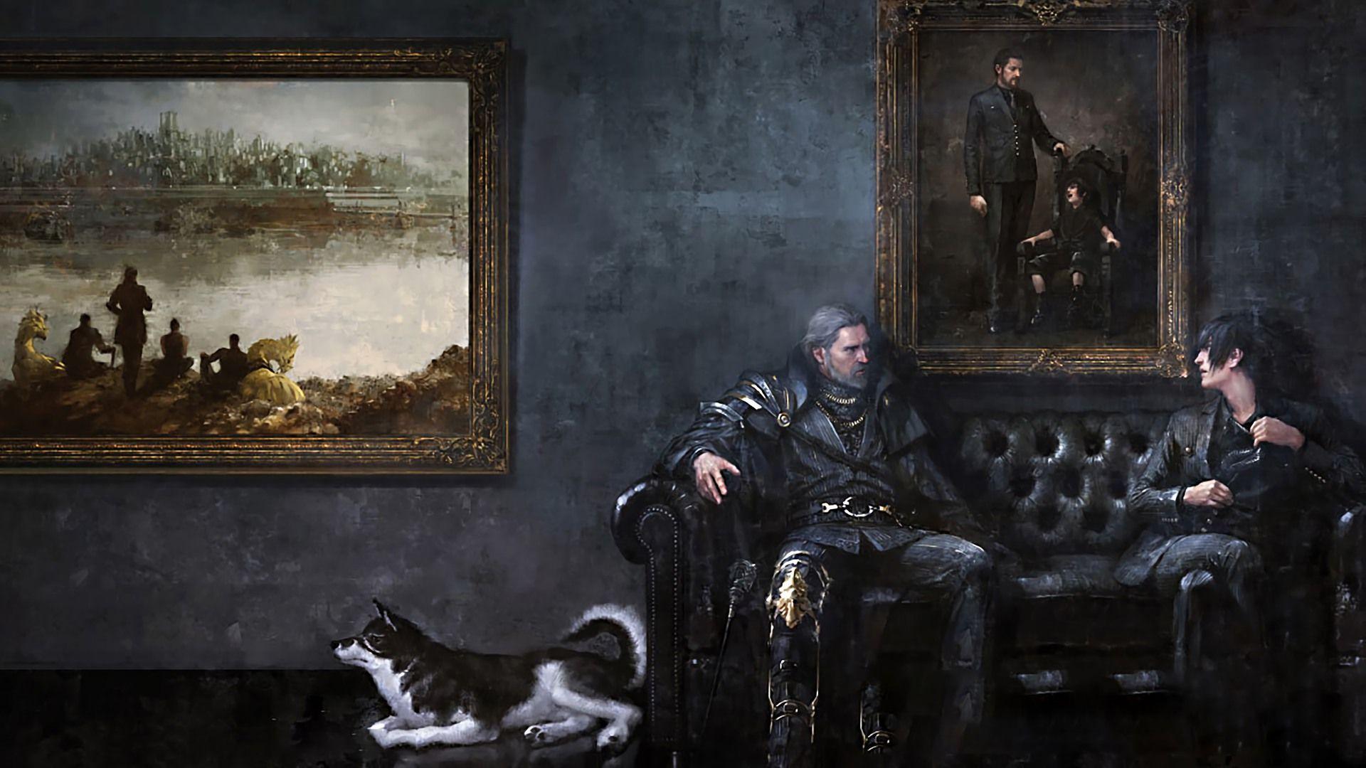 1920x1080 Noctis and King Regis. Final Fantasy XV. Final fantasy xv