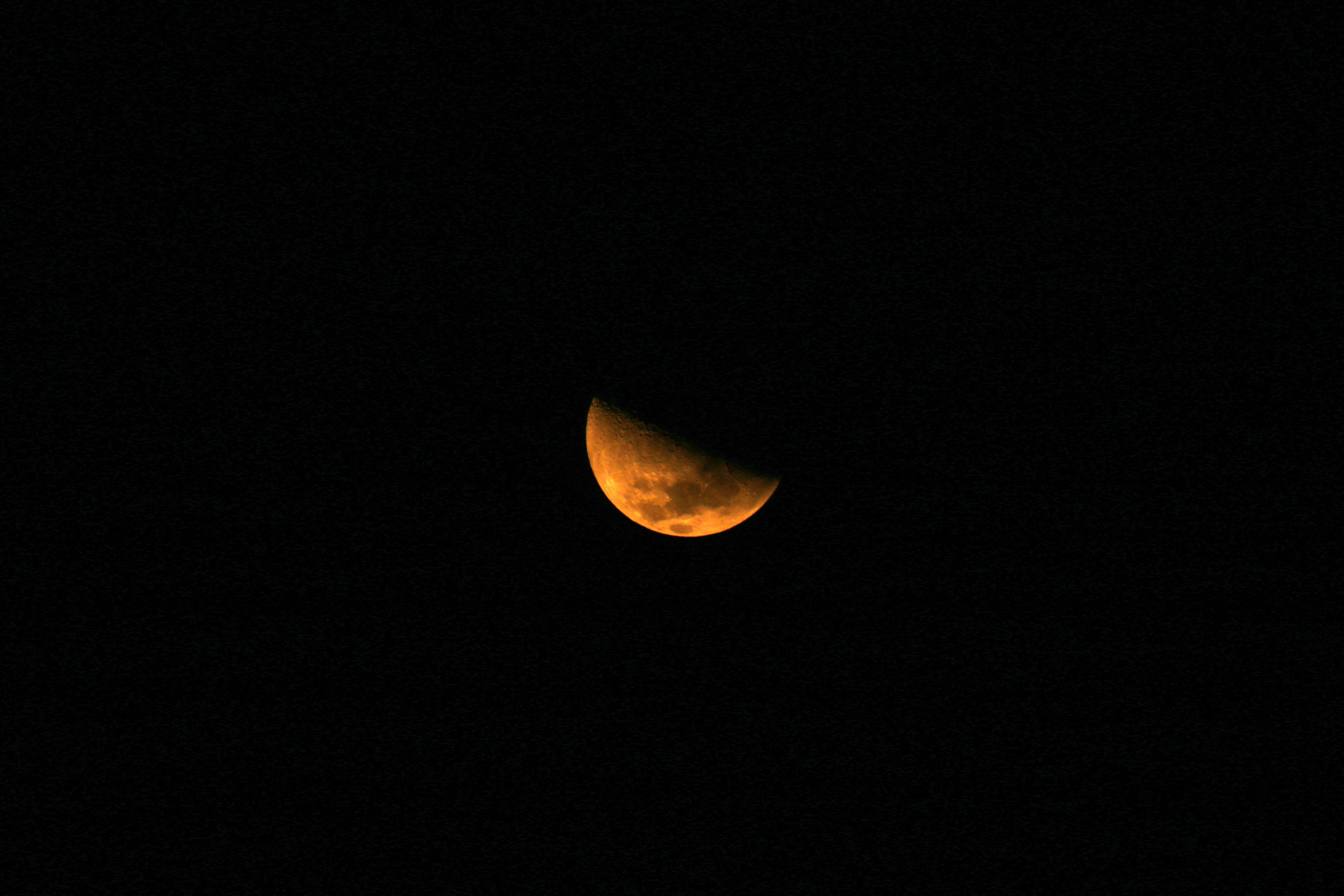 5472x3648 5472x3648 #dark, #half moon, #moonlight, #night