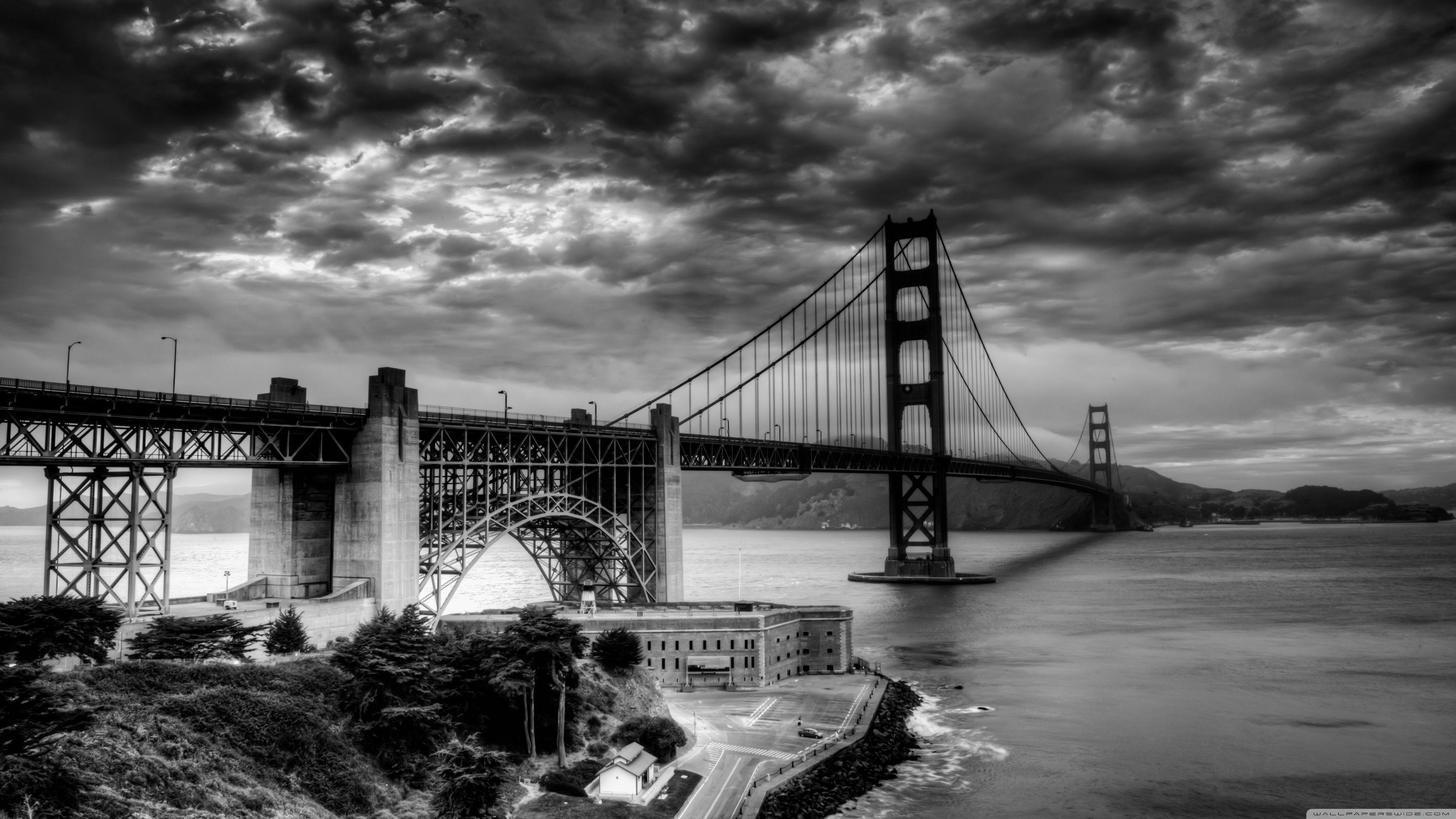 3840x2160 3840x 4k Gate Bridge Free Wallpaper