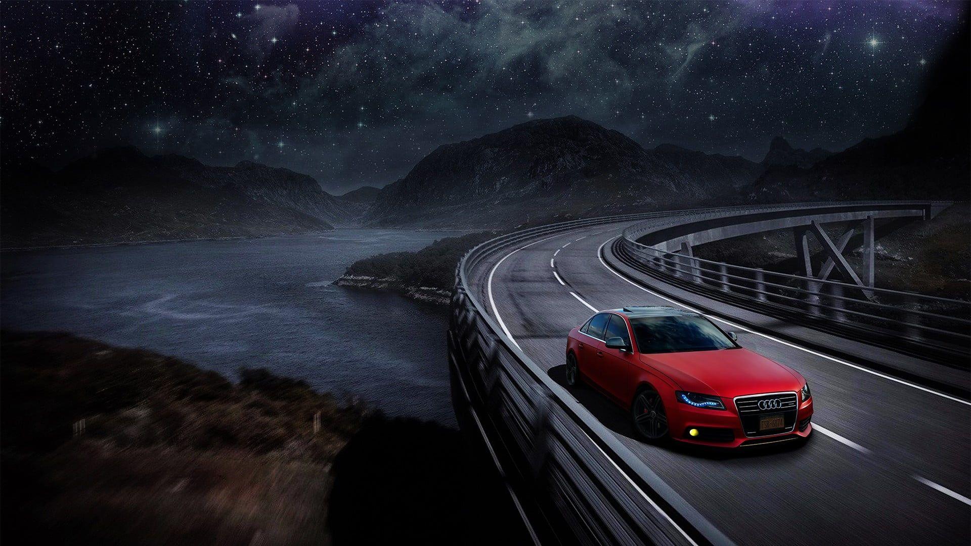 1920x1080 Red Audi Sedan, Audi, Audi A Audi B Red Cars HD