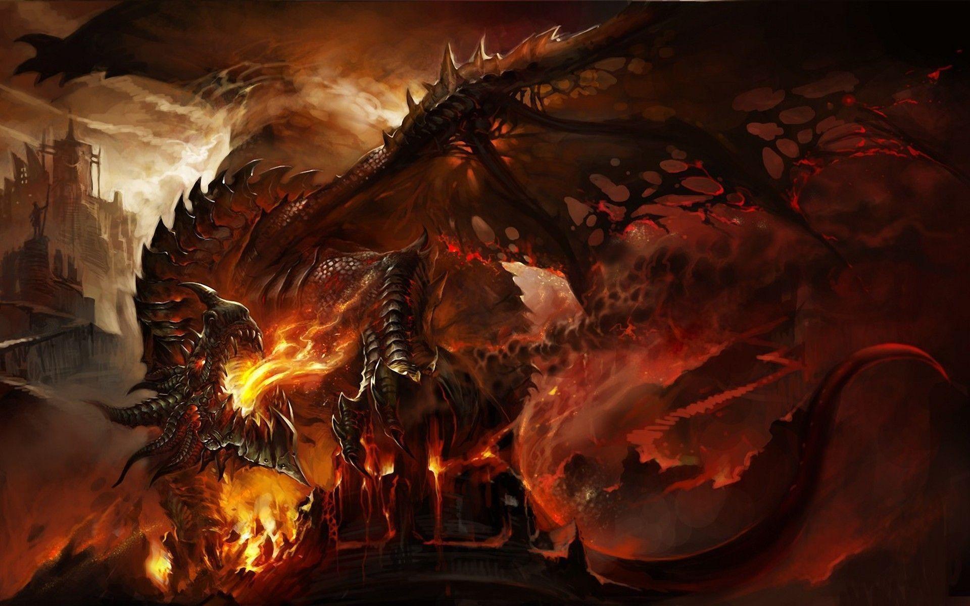 1920x1200 4K Dragon Wallpaper