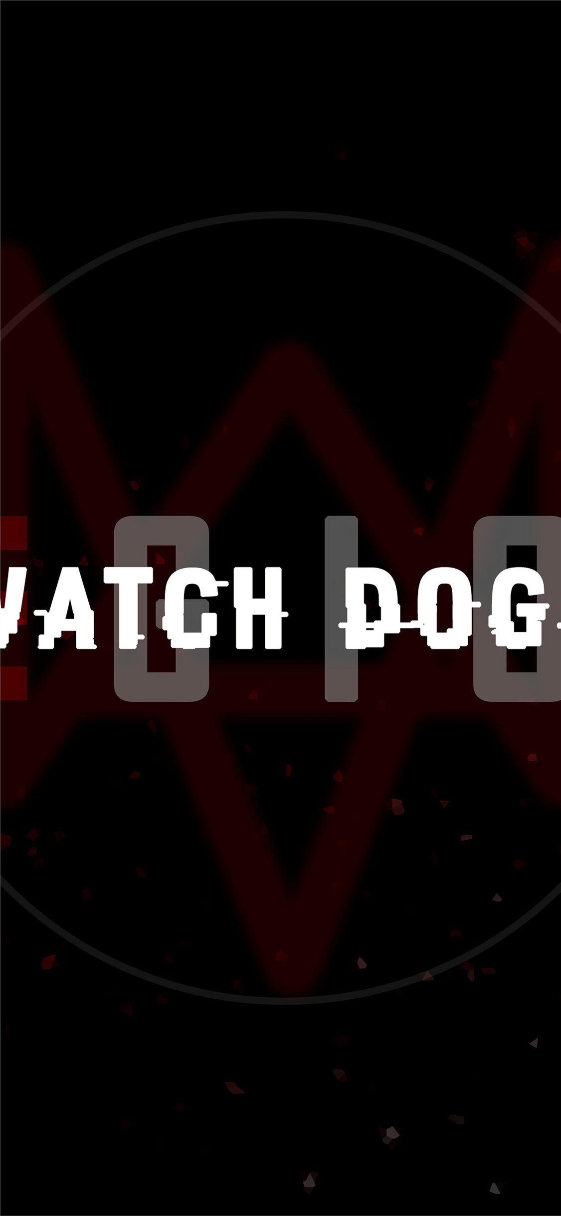 1125x2436 watch dogs legion logo 5k iPhone X Wallpaper Free Download
