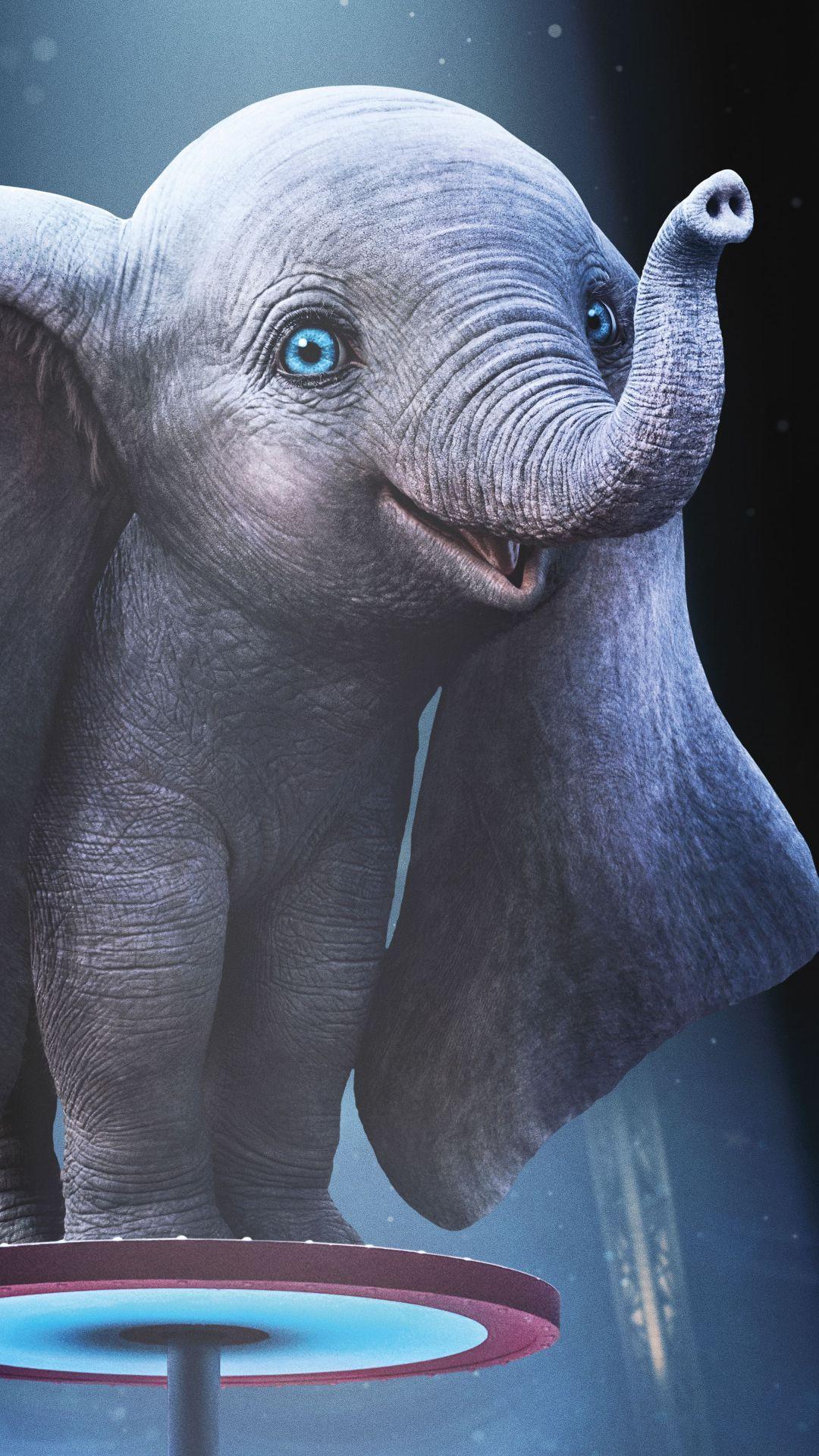 1080x1920 Dumbo Elephant Movie Wallpaper