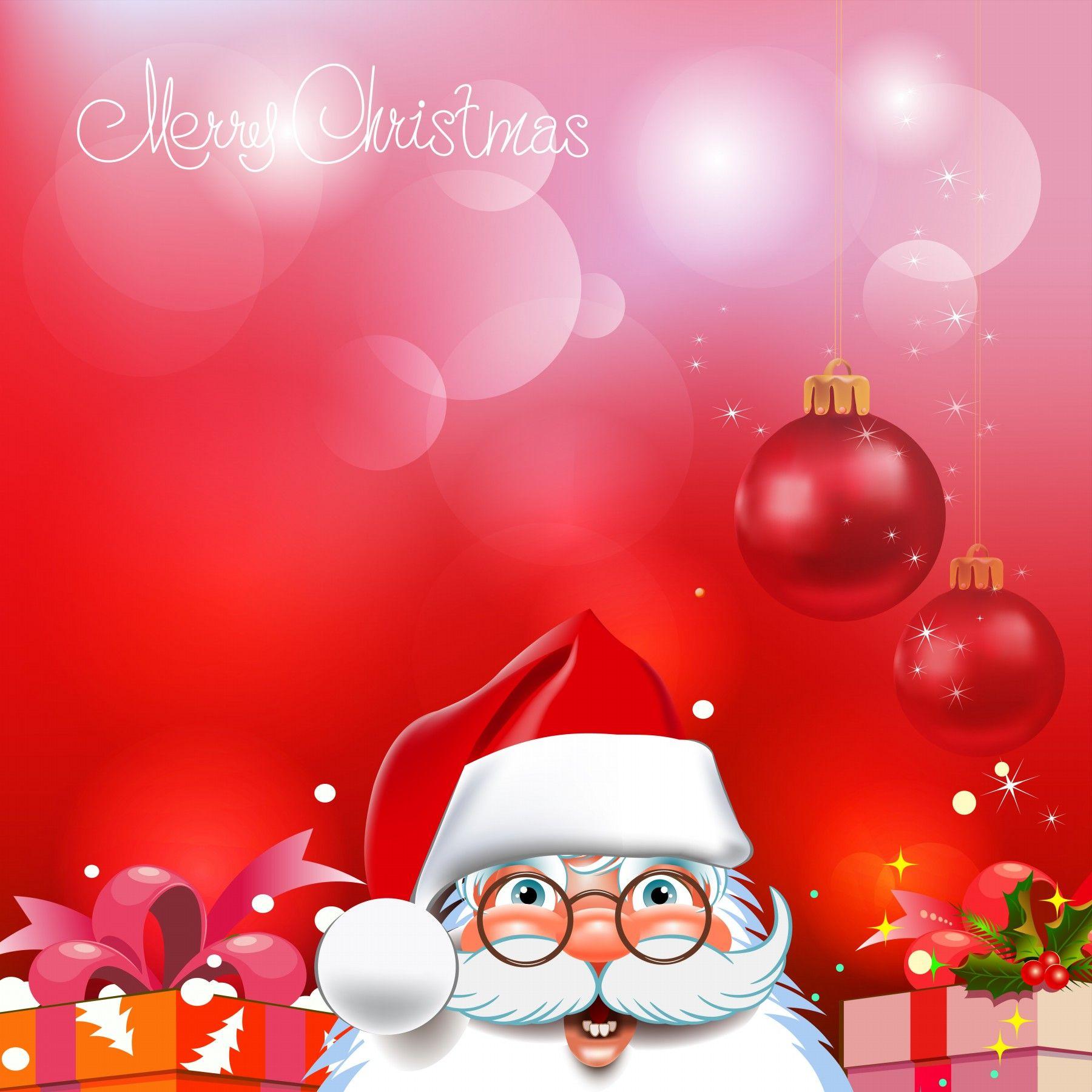 1800x1800 Merry Christmas And Happy New Year 2014 Wallpaper 1080p