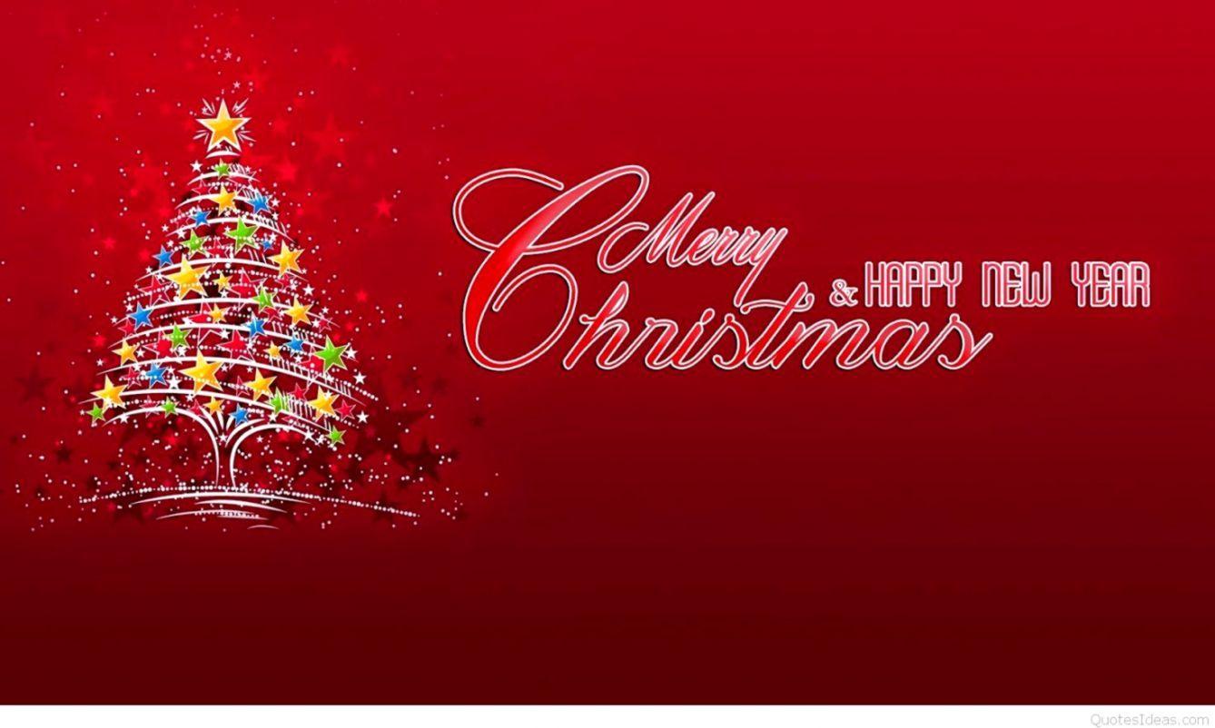 1338x802 Merry Christmas New Year Wallpaper