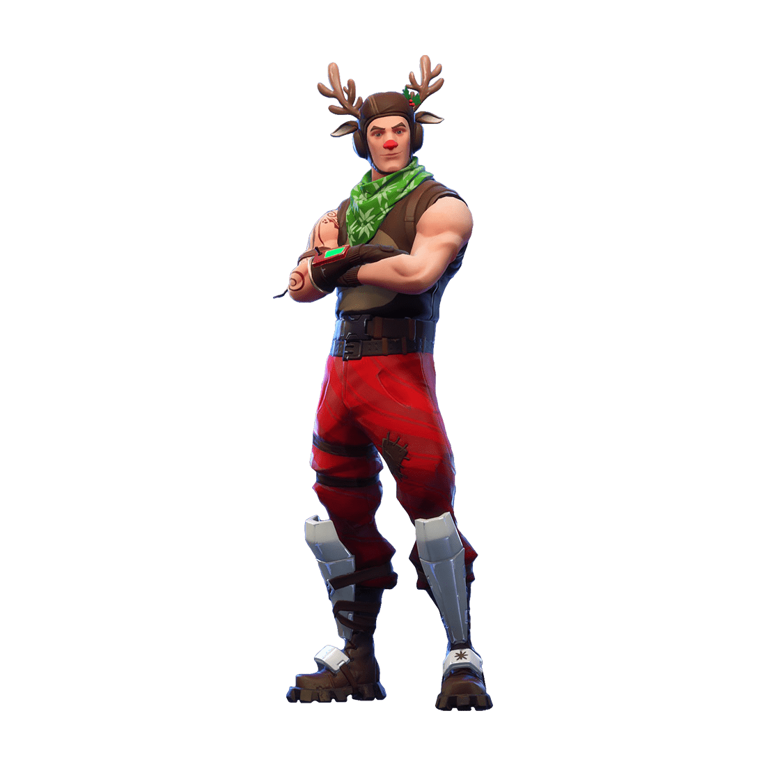 1100x1100 Fortnite Red Nosed Ranger Skin. Uncommon Outfit