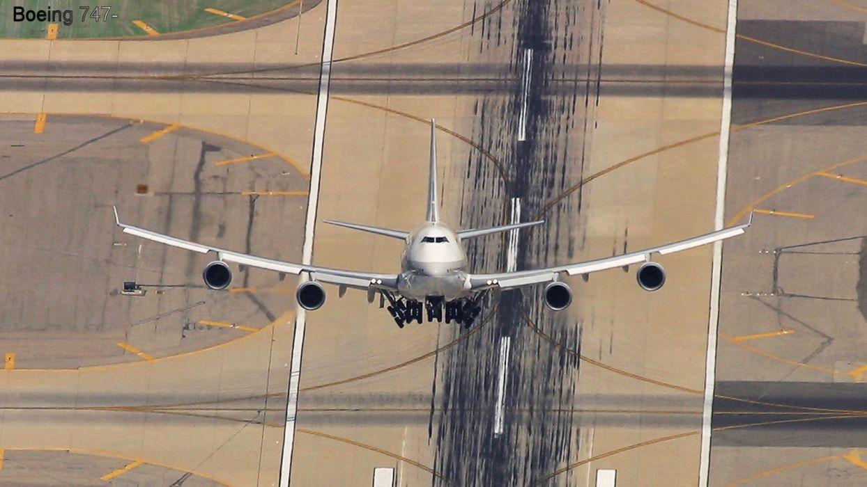 1244x700 BOEING 747 Airliner Aircraft Plane Airplane Boeing 747
