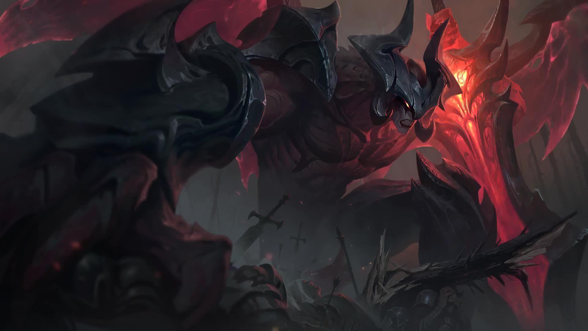 Aatrox Wallpapers Top Free Aatrox Backgrounds Wallpaperaccess