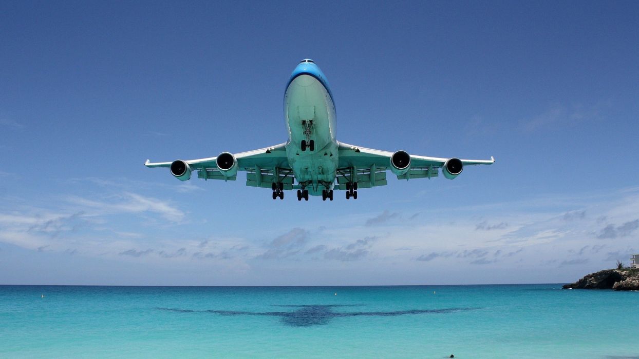 1244x700 BOEING 747 Airliner Aircraft Plane Airplane Boeing 747