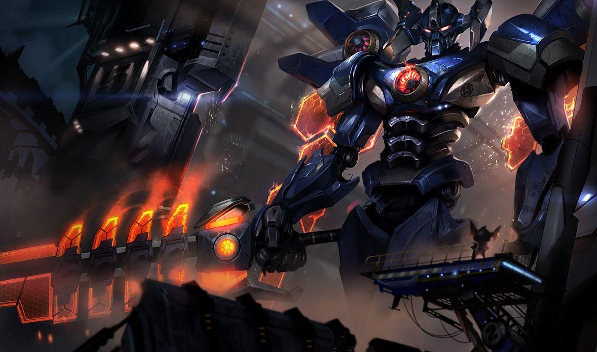 1215x717 Mecha Aatrox Skin of Legends Wallpaper