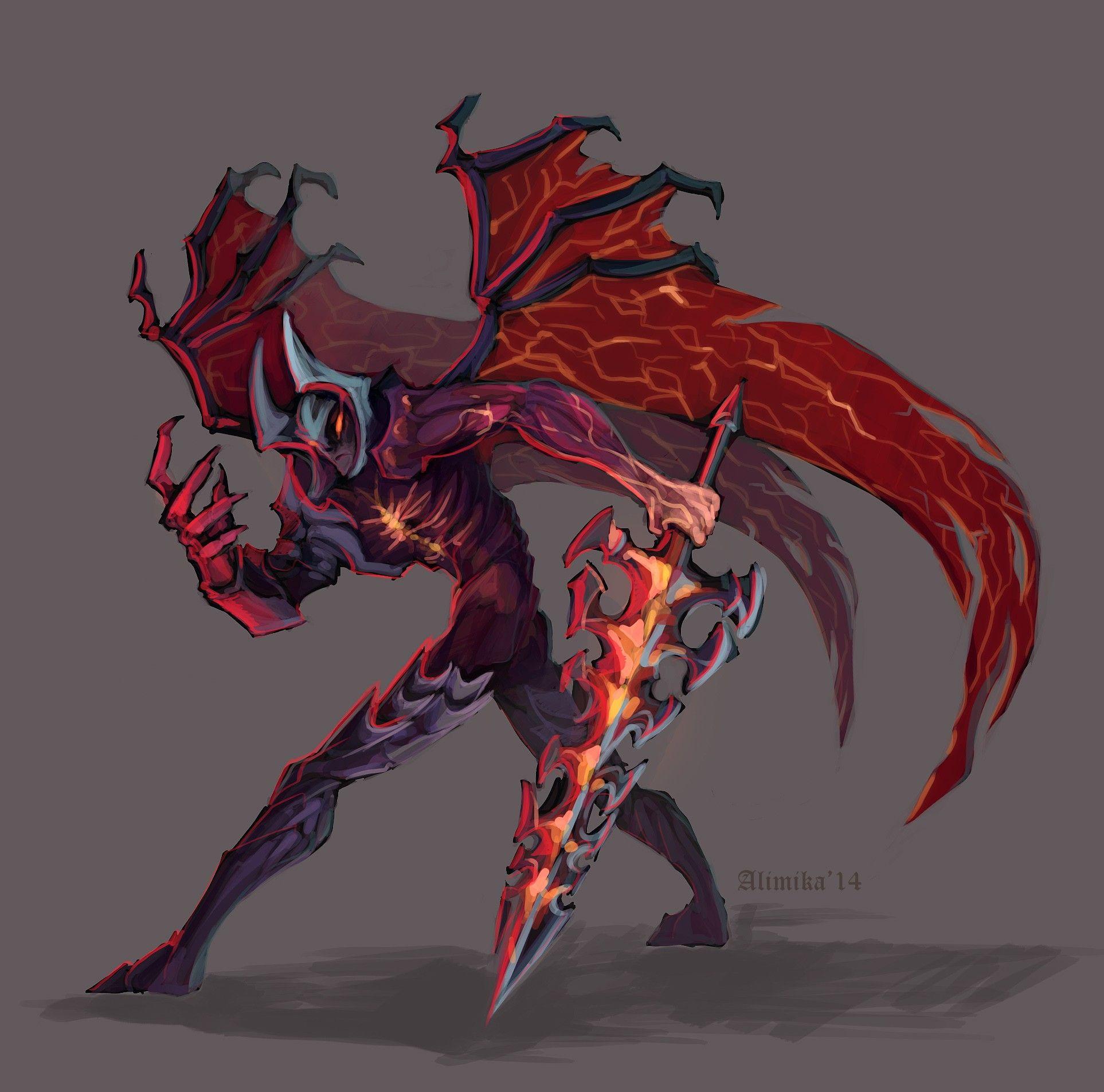 Aatrox Wallpapers Top Free Aatrox Backgrounds Wallpaperaccess