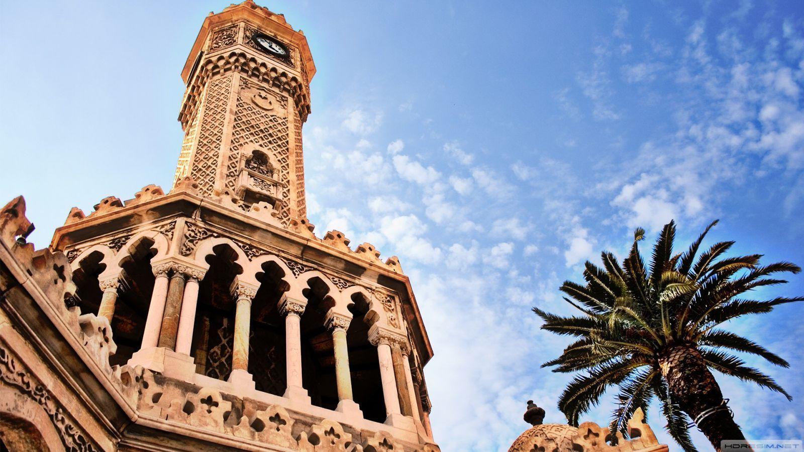 1600x900 İzmir Clock Tower, Turkey Clock Tower, HD Wallpaper