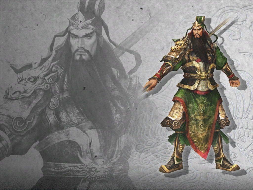 1024x768 Guan Yu Warriors Anime