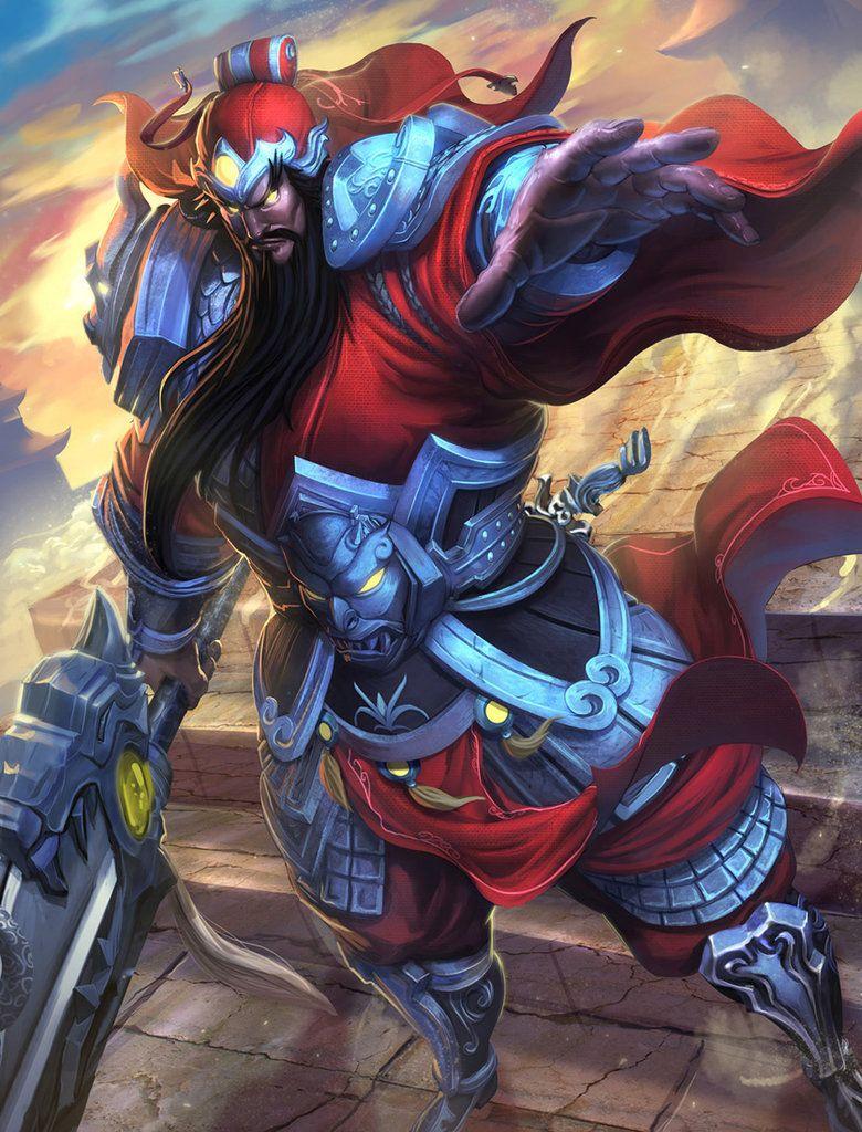 780x1024 Free download SMITE Guan Yu alternative skin
