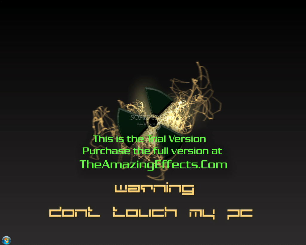 1024x819 Don't Touch My Computer Wallpaper