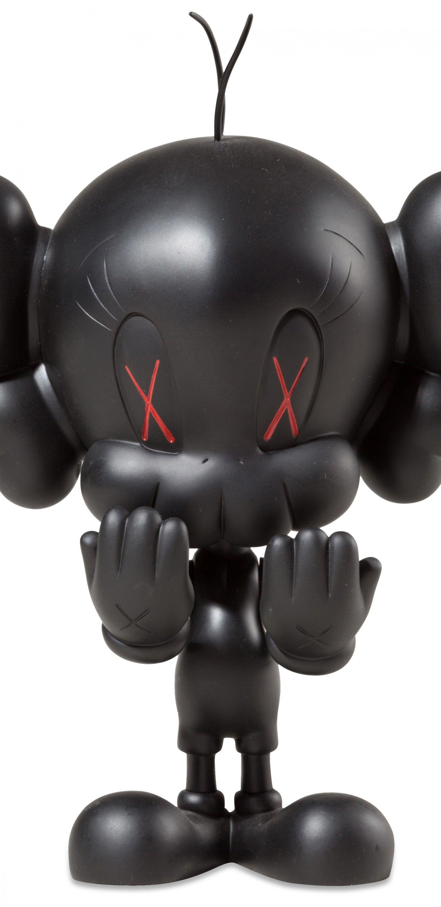 1440x2960 Download Kaws Bendy, Kaws Black Wallpaper Free