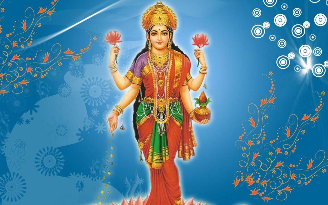 1280x800 Lakshmi Mata Wallpaper