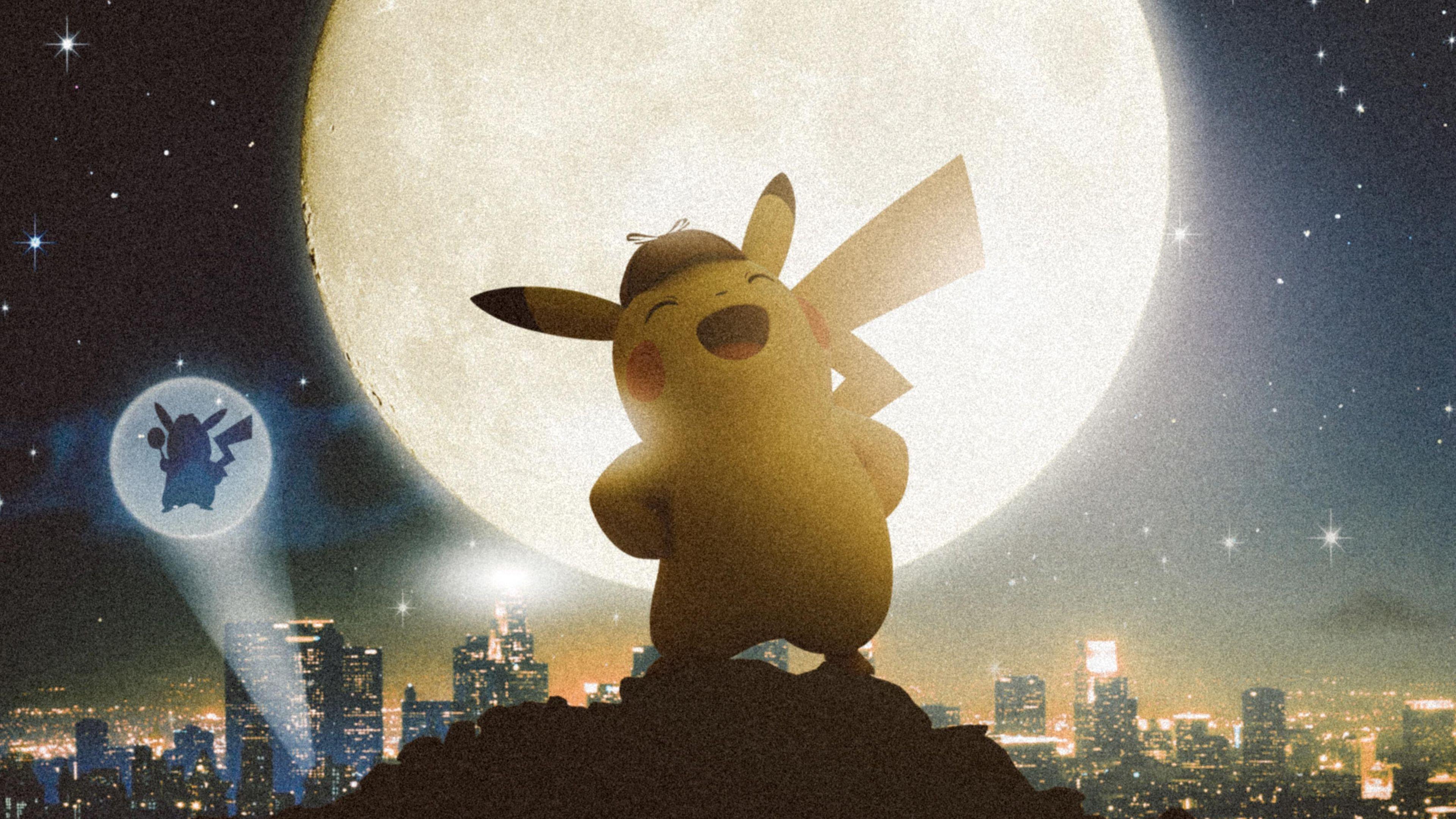 3840x2160 Detective Pikachu 4k pikachu wallpaper, movies wallpaper