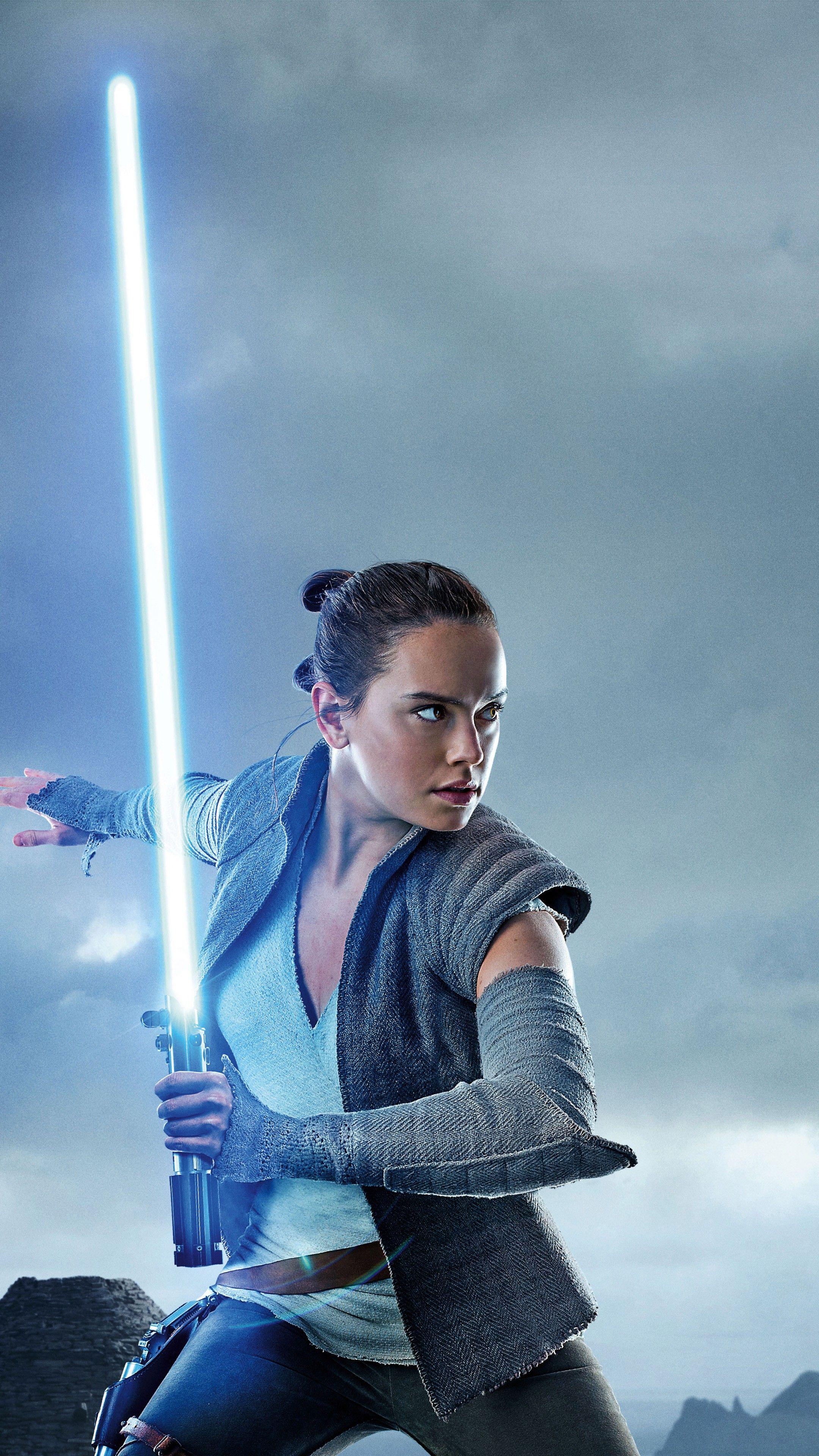 2160x3840 Wallpaper Star Wars: The Last Jedi, Daisy Ridley, 5k, Movies
