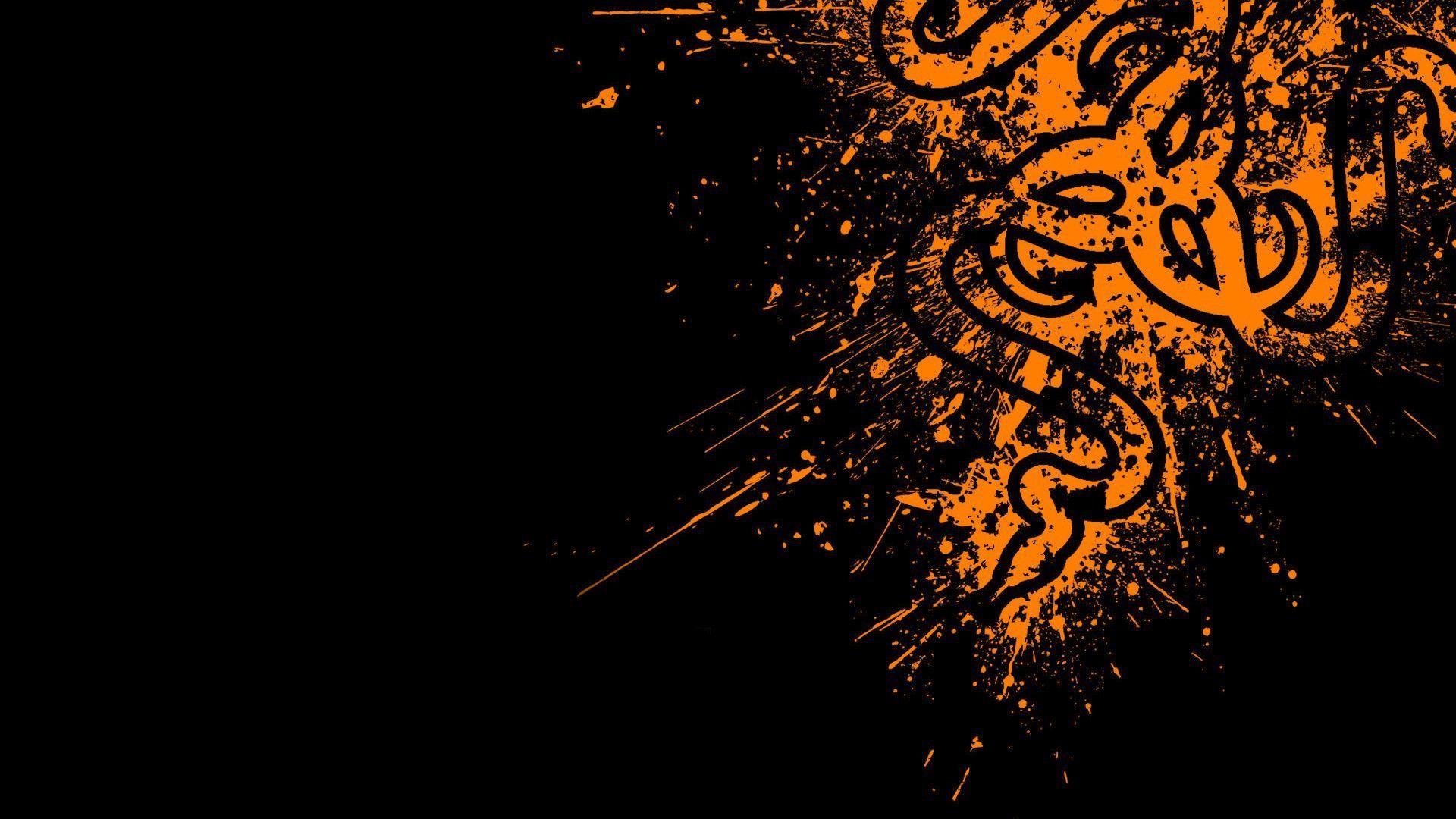 1920x1080 Black And Orange Background