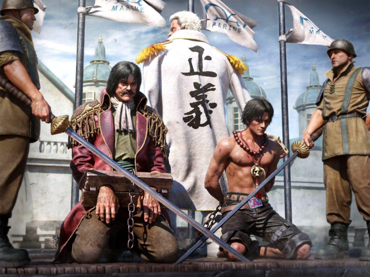 1203x901 Dragon Ace Luffy Roger One Piece Wallpaper