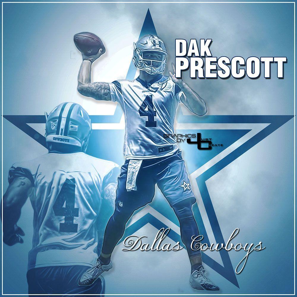 Download Dak Prescott From Dallas Cowboys Iphone Wallpaper