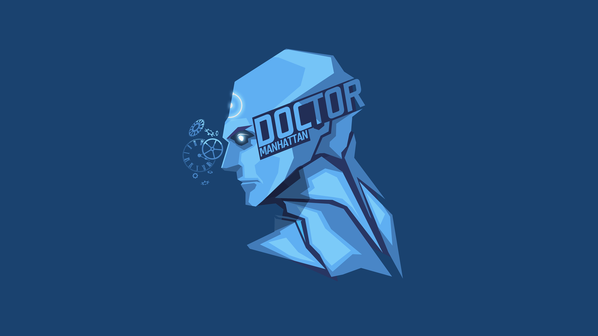 1920x1080 4K Ultra HD Doctor Manhattan Wallpaper. Background