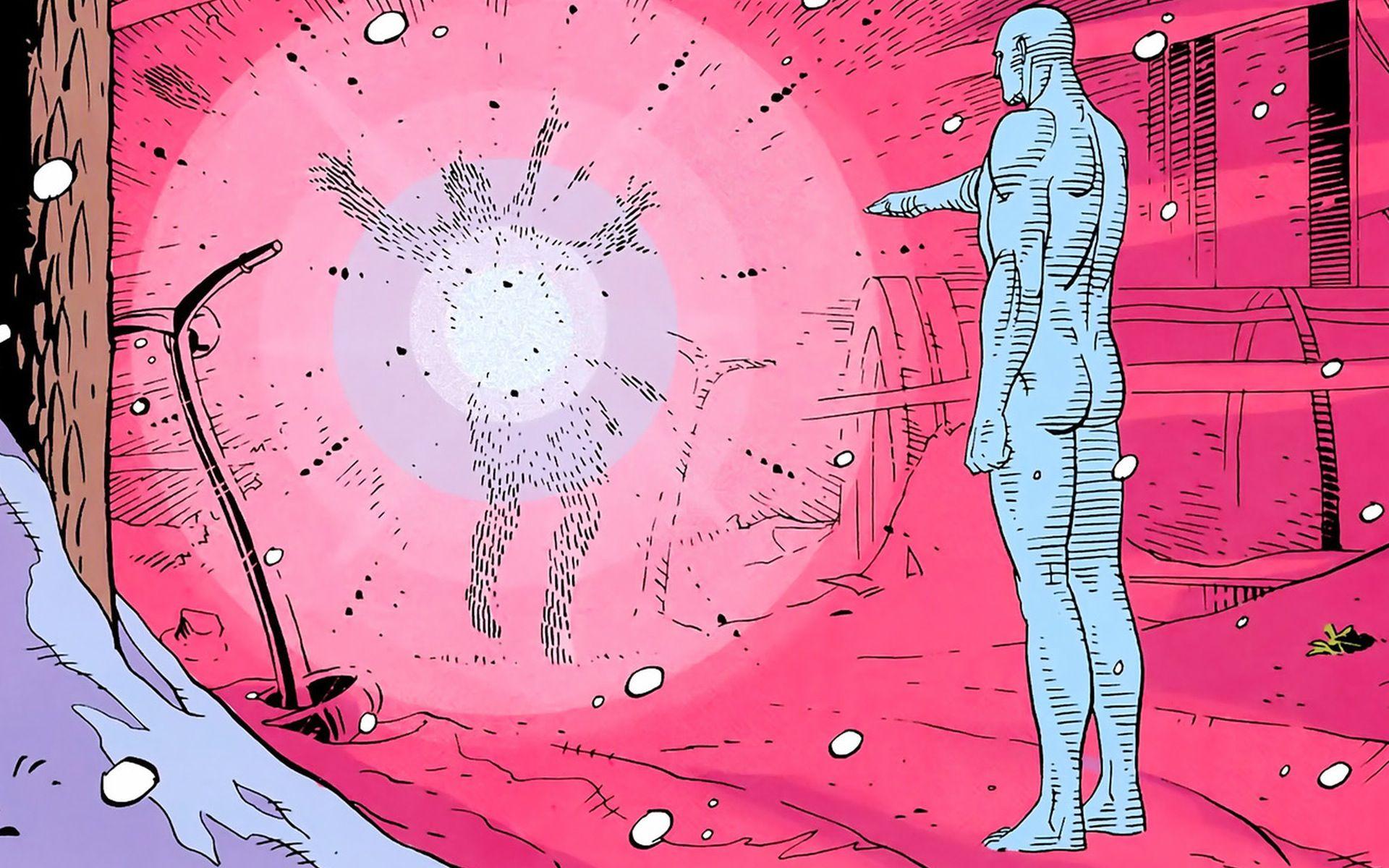 1920x1200 Watchmen, Rorschach, Dr. Manhattan wallpaper