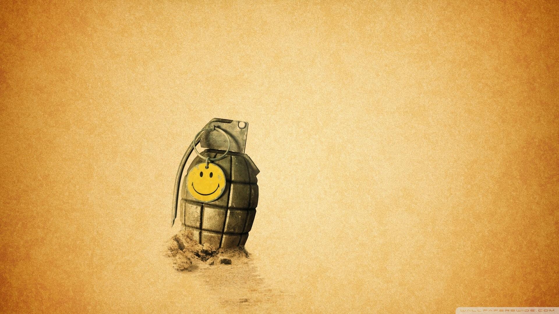 1920x1080 video games, Battlefield, smiley face, grenades, Battlefield