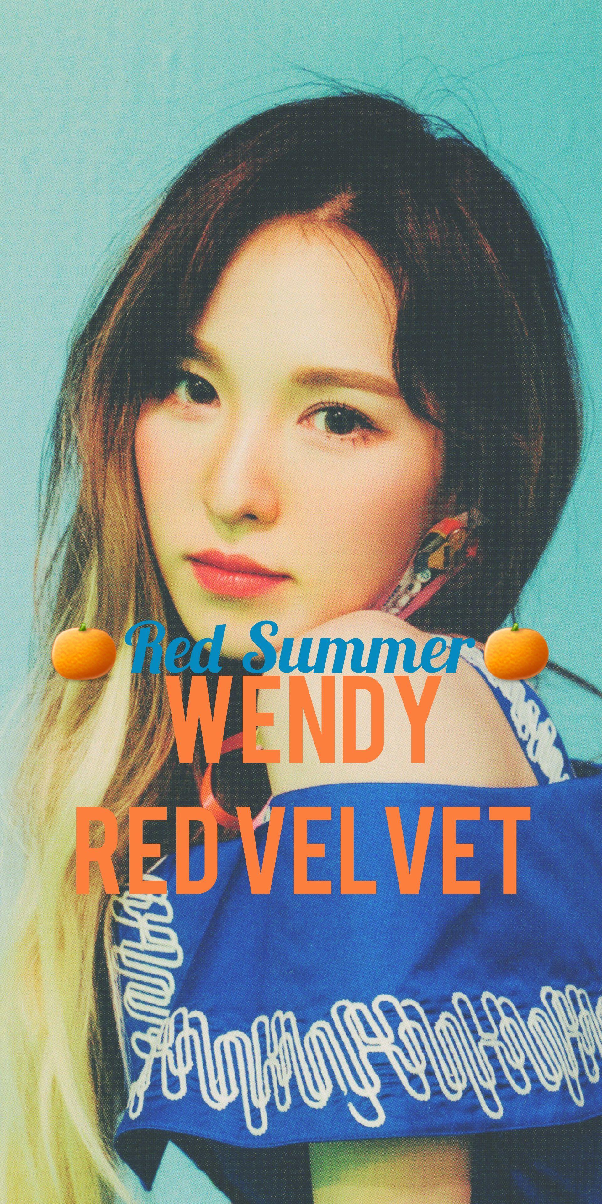 1920x3840 A Red Velvet Wendy Red Summer Wallpaper Lockscreen I made