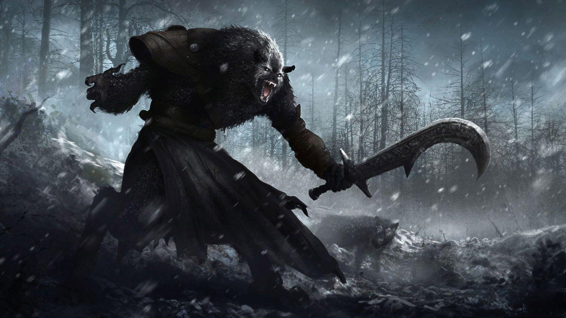 1920x1080 Werewolf Wallpaper HD