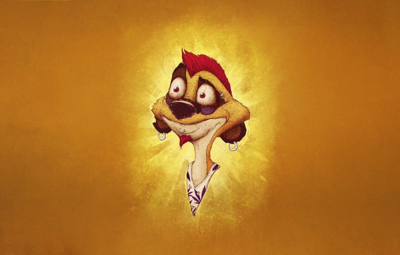 1332x850 Wallpaper Minimalism, Meerkat, Style, Background, Art, Style