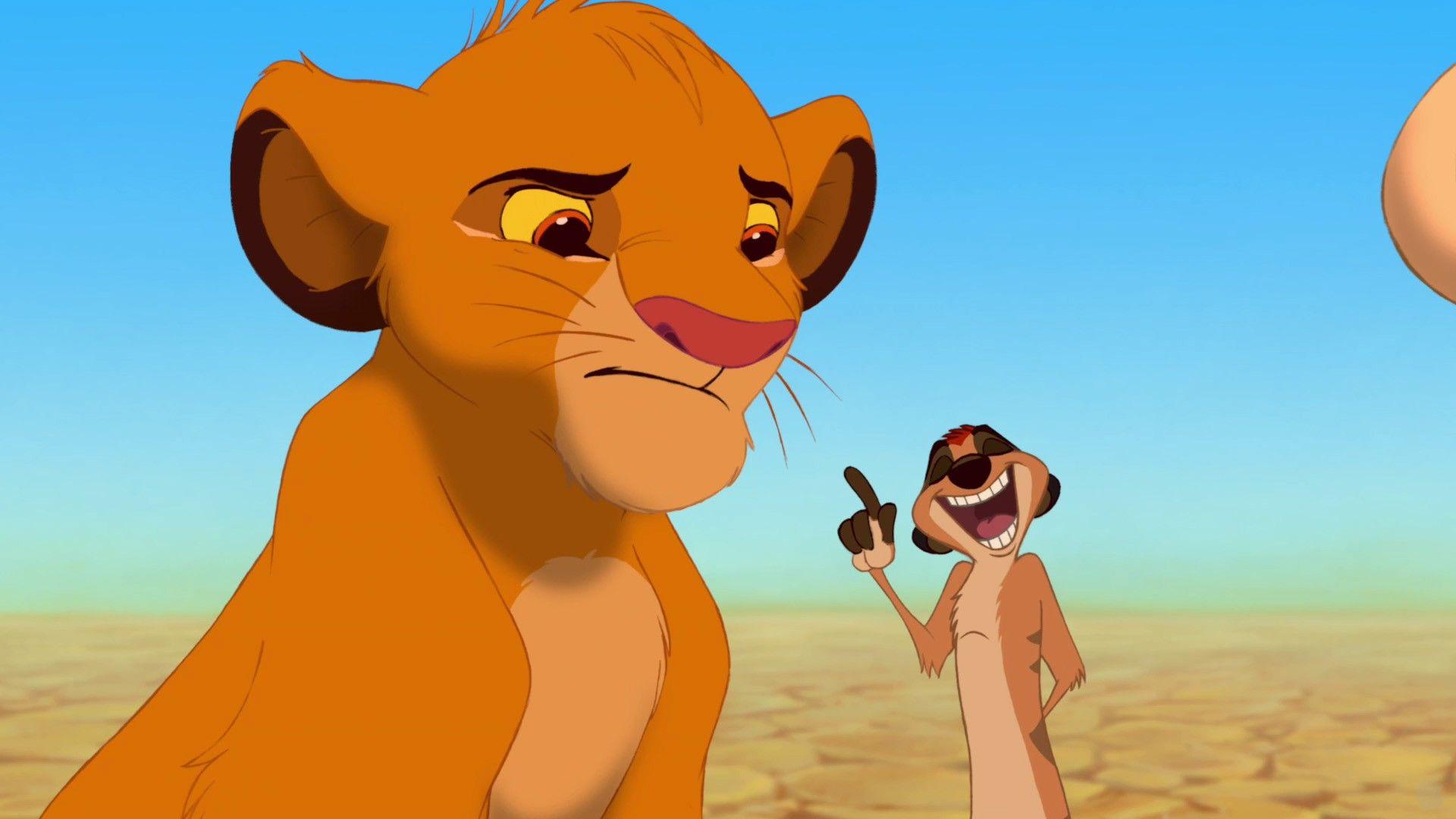 1920x1080 Simba Lion King King Simba And Timon, HD Wallpaper
