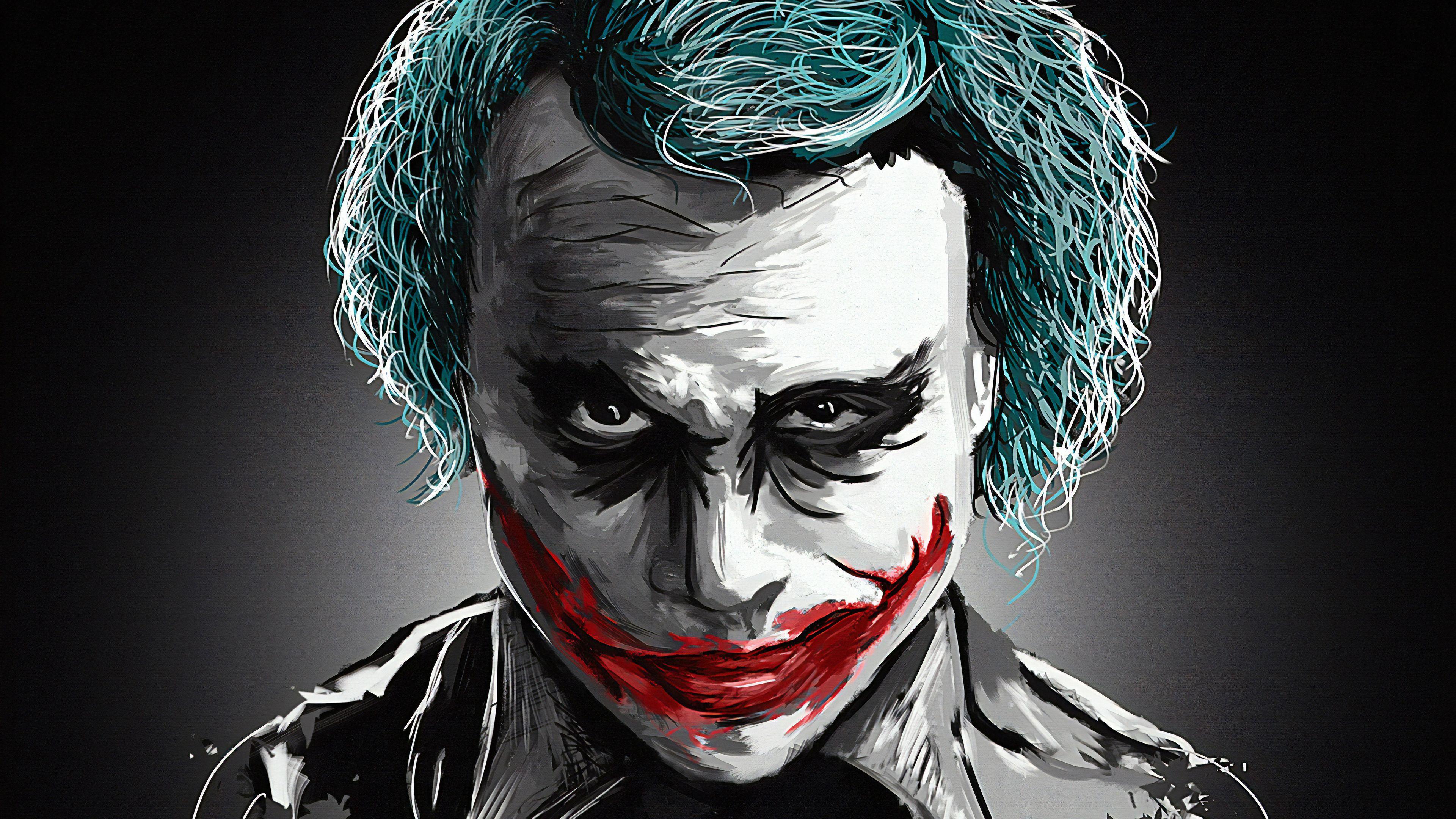 3840x2160 Wallpaper 4k Joker Heath Ledger Art 4k Wallpaper, Artstation