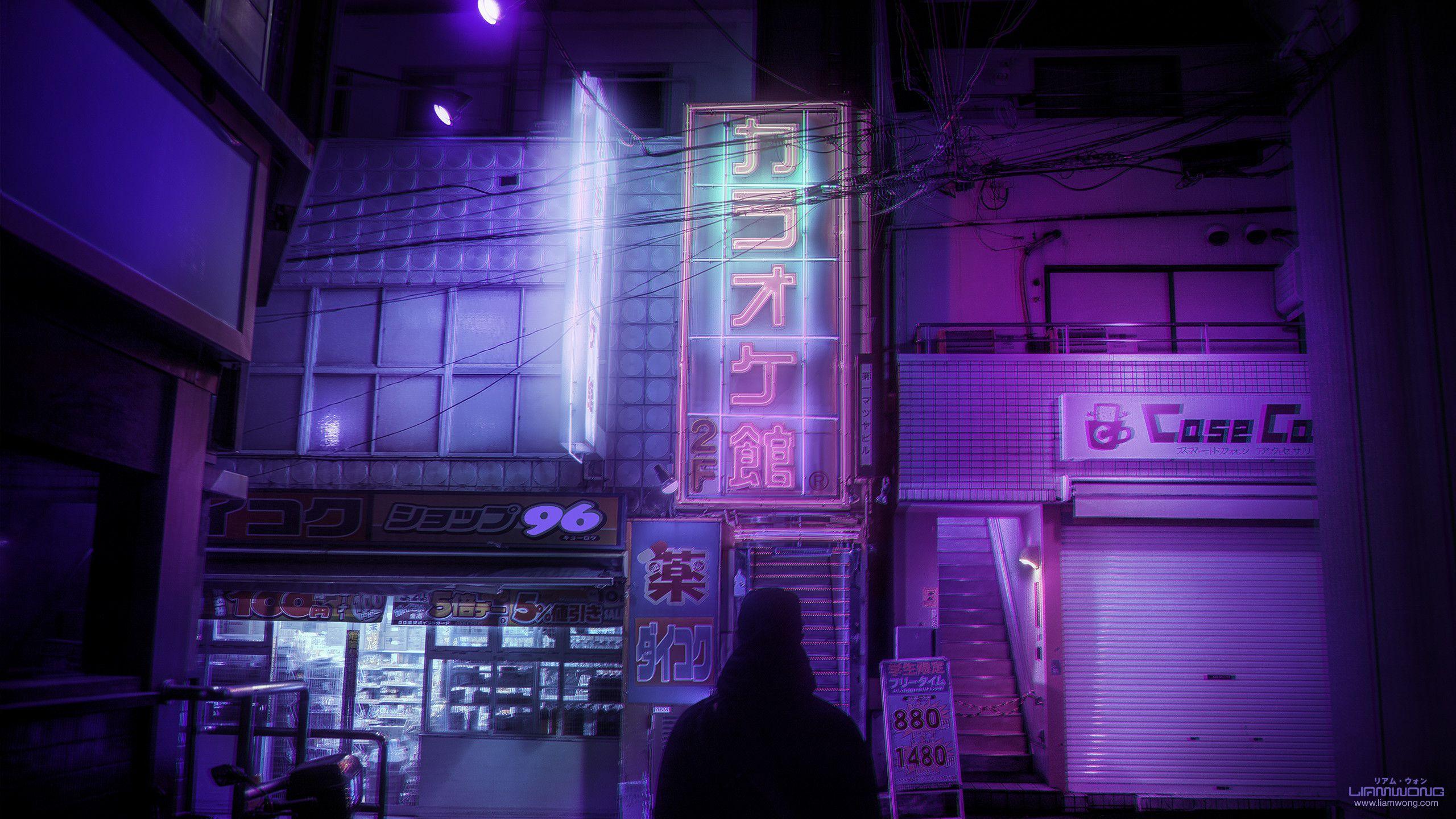 2560x1440 Neo Tokyo Wallpaper