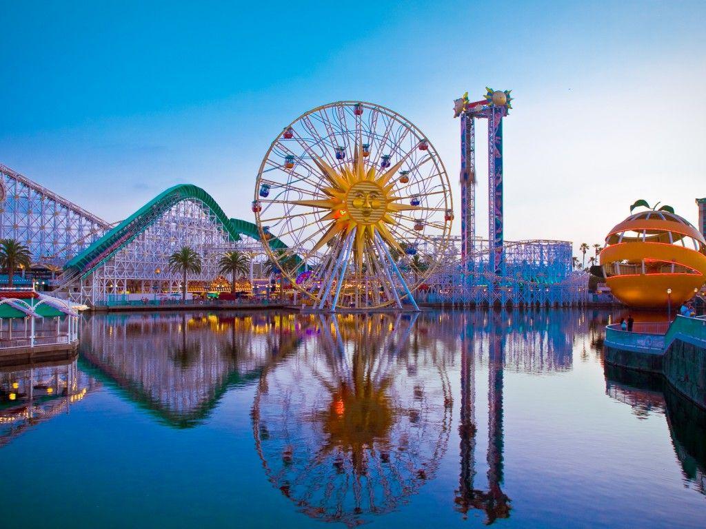 1024x768 Amusement Park Wallpaper