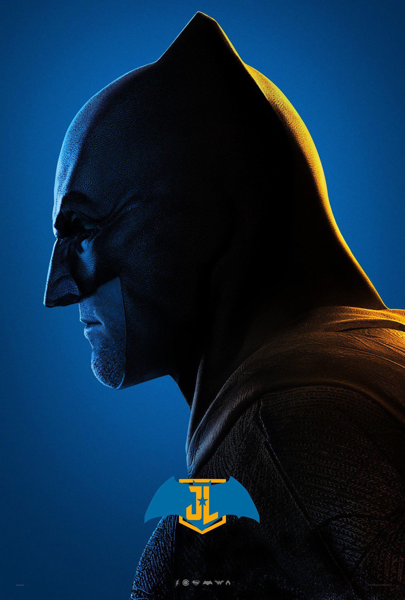 1382x2048 Justice League (2017) Poster Affleck as Batman
