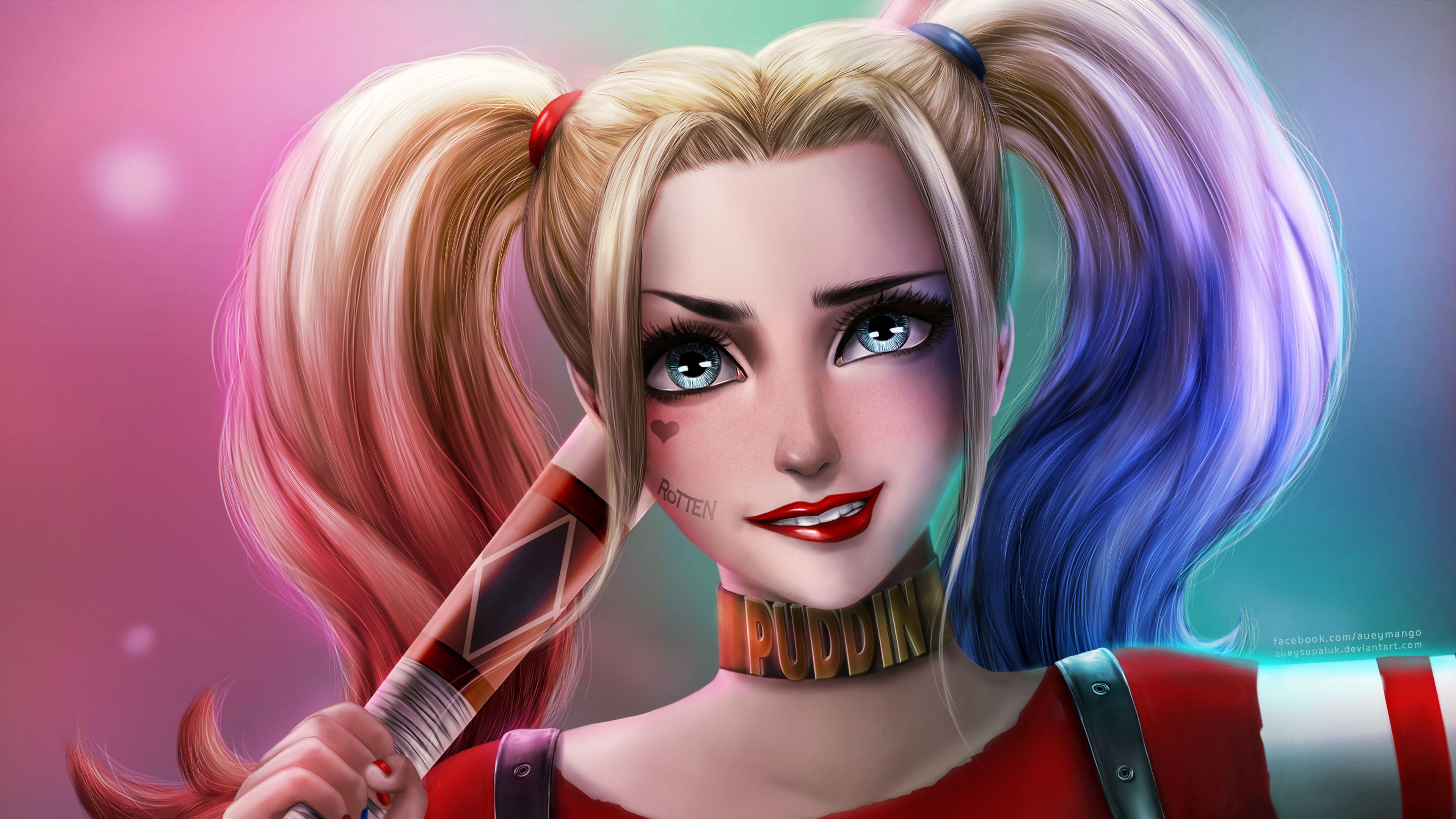 Harley Quinn Anime Wallpapers Top Free Harley Quinn Anime Backgrounds Wallpaperaccess