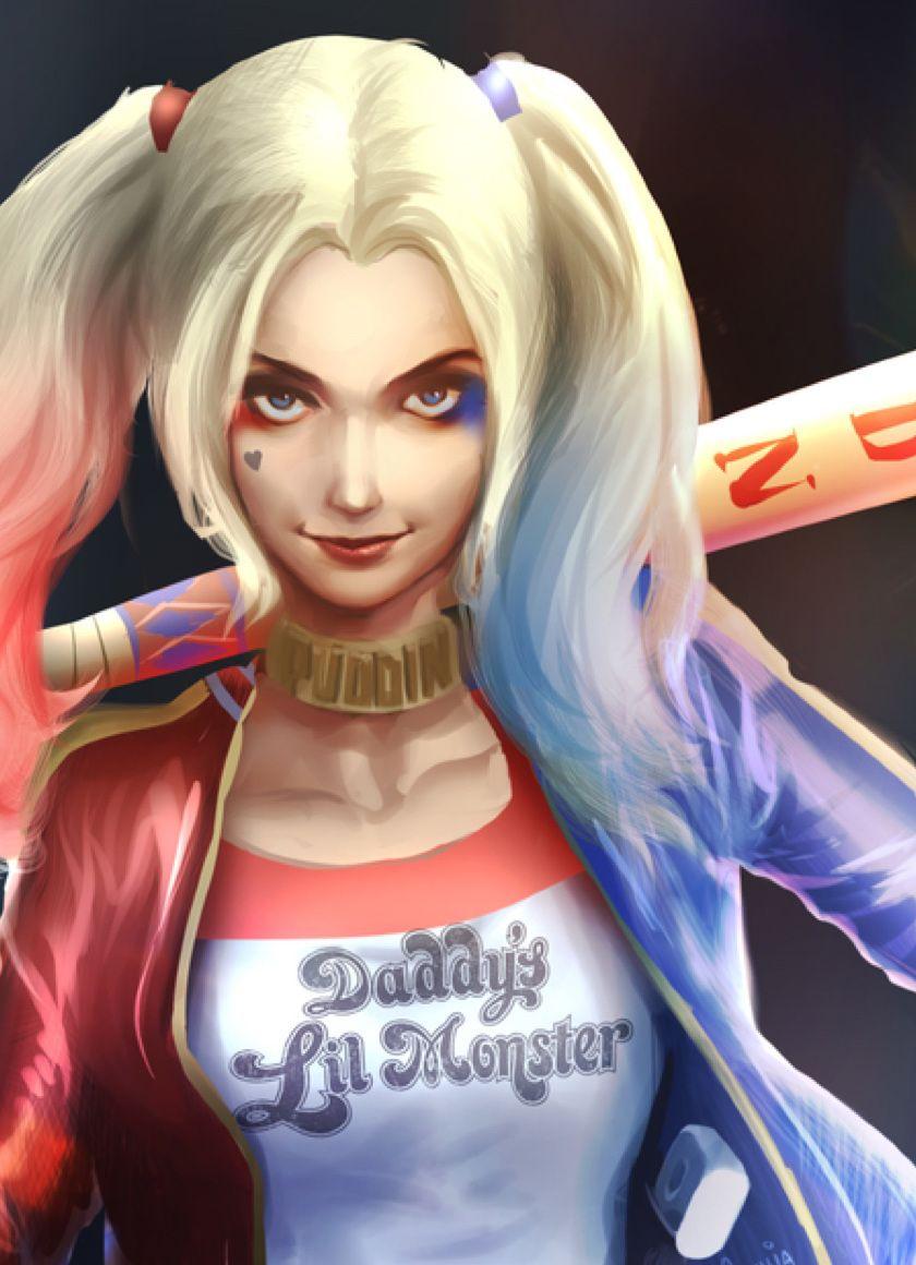 Harley Quinn Art Wallpapers - Top Free Harley Quinn Art Backgrounds ...