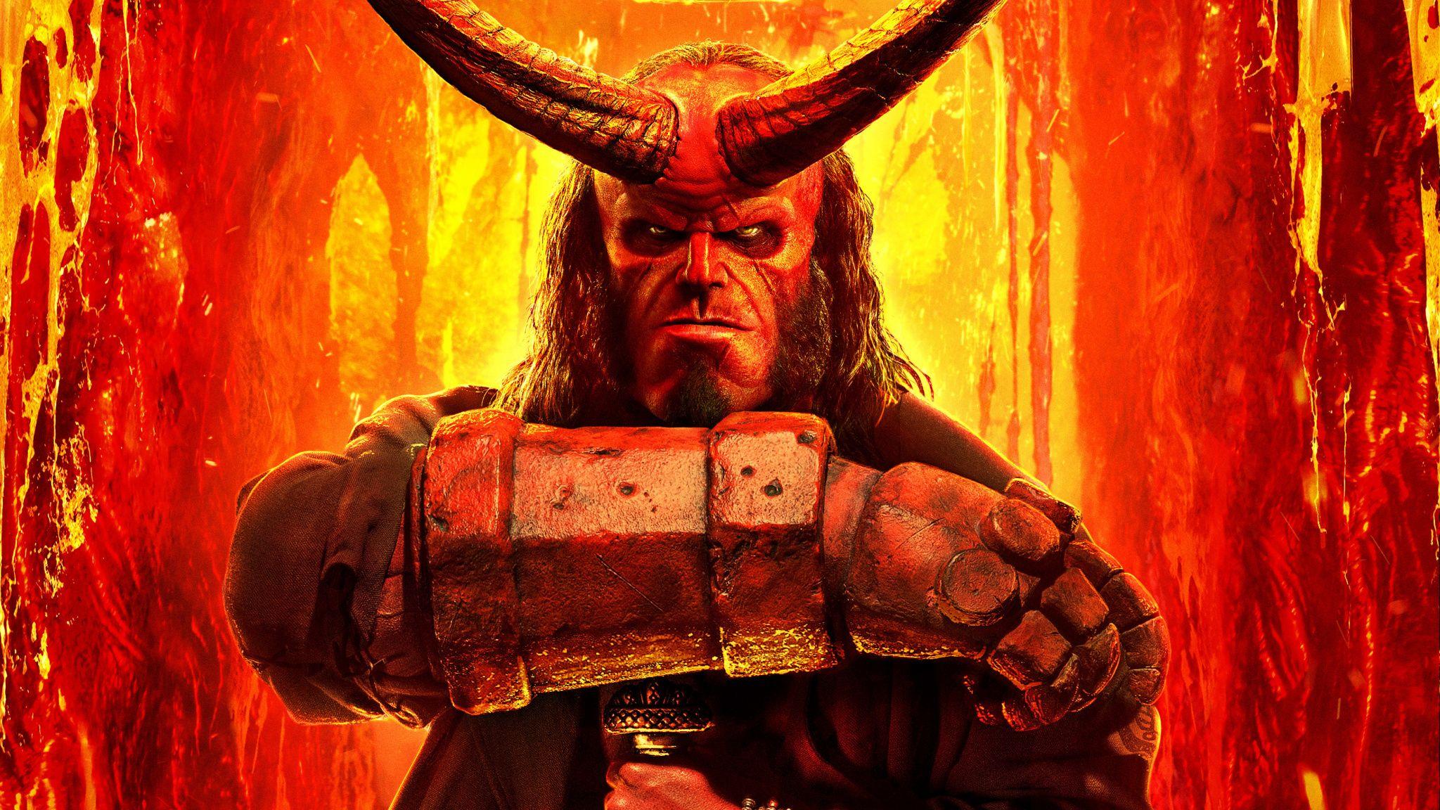 2048x1152 Download 2048x1152 wallpaper red, hellboy, david harbour