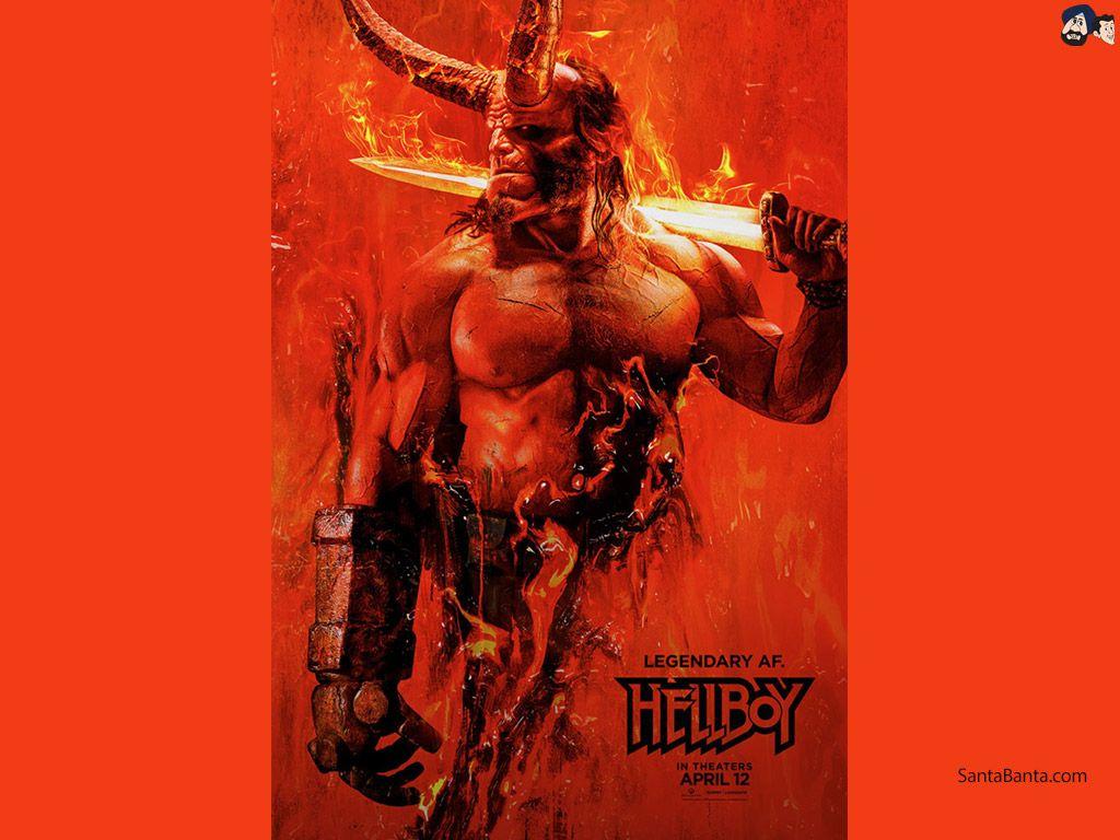 1024x768 Hellboy Movie Harbour Hellboy Poster, HD Wallpaper