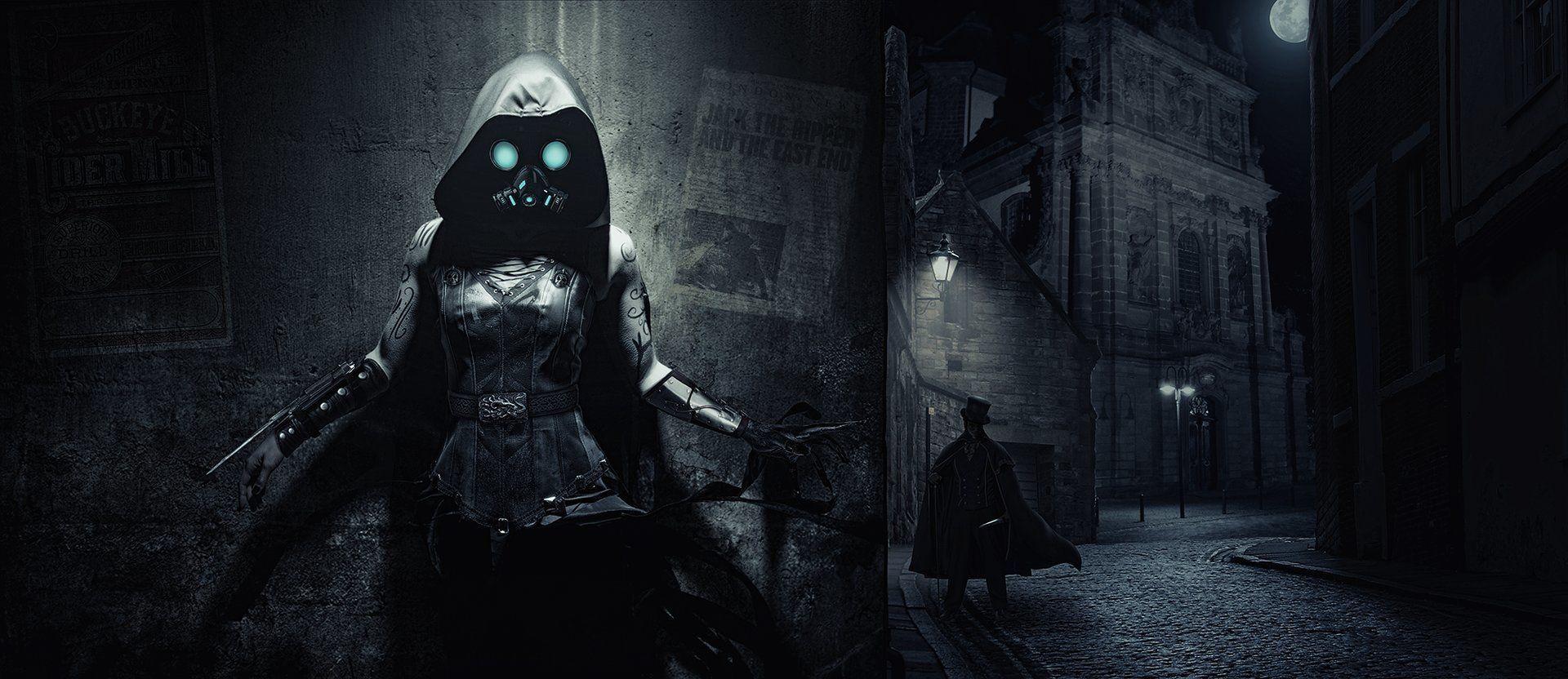 1920x832 Gas Mask HD Wallpaper and Background Image