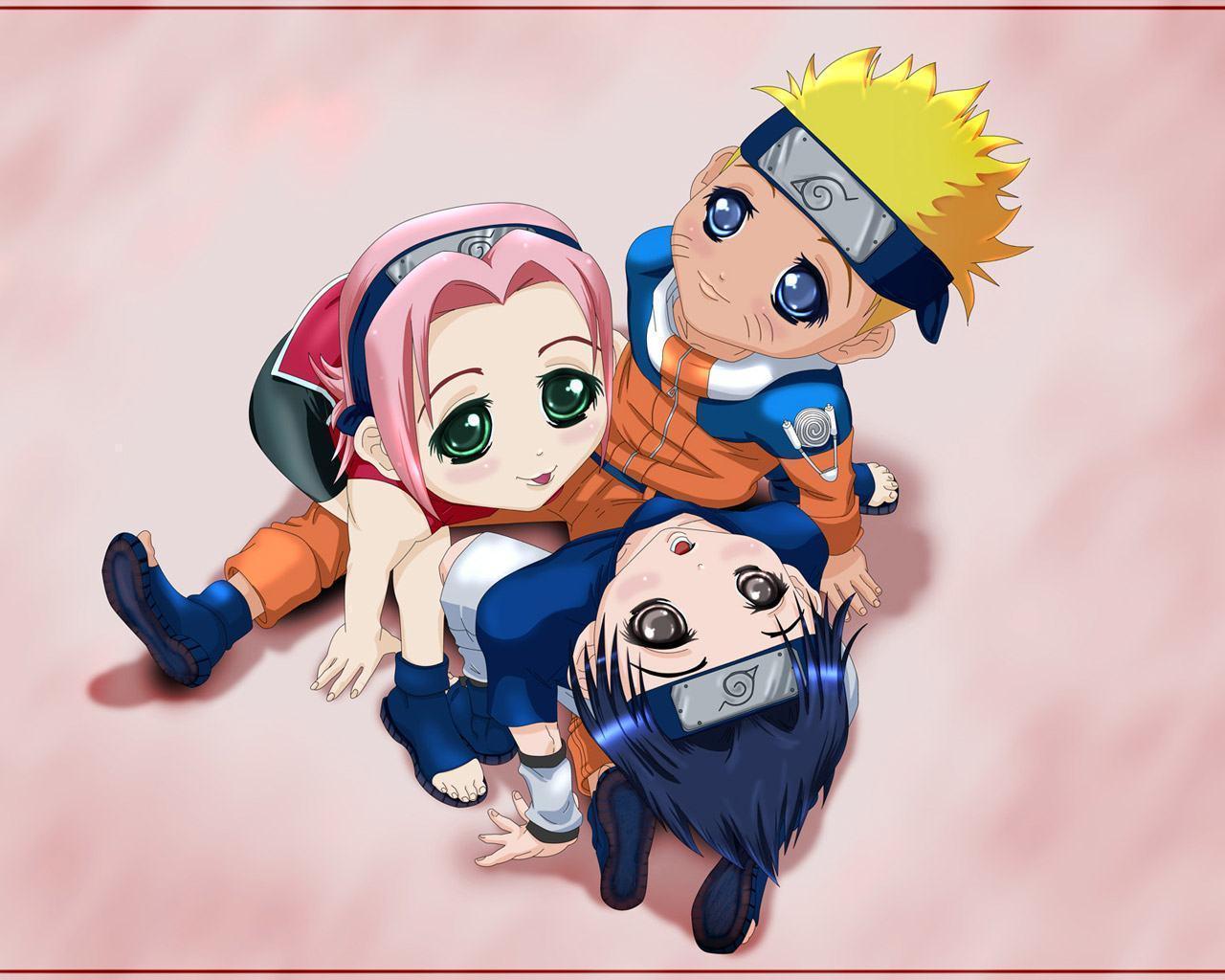 1280x1024 Cute Chibi Wallpaper