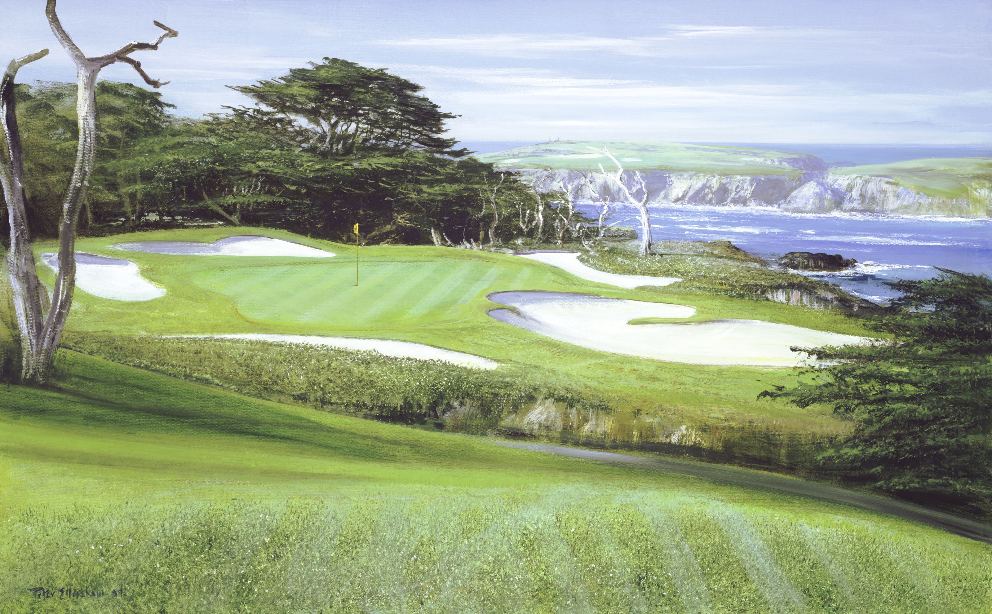 3200x1981 15Th Hole At Cypress Point Mural