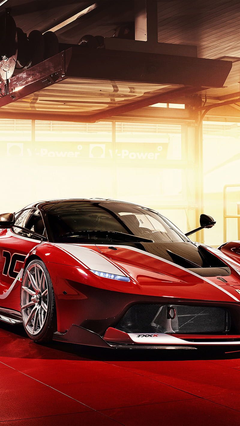 800x1422 Ferrari FXX K, engine, italian, red