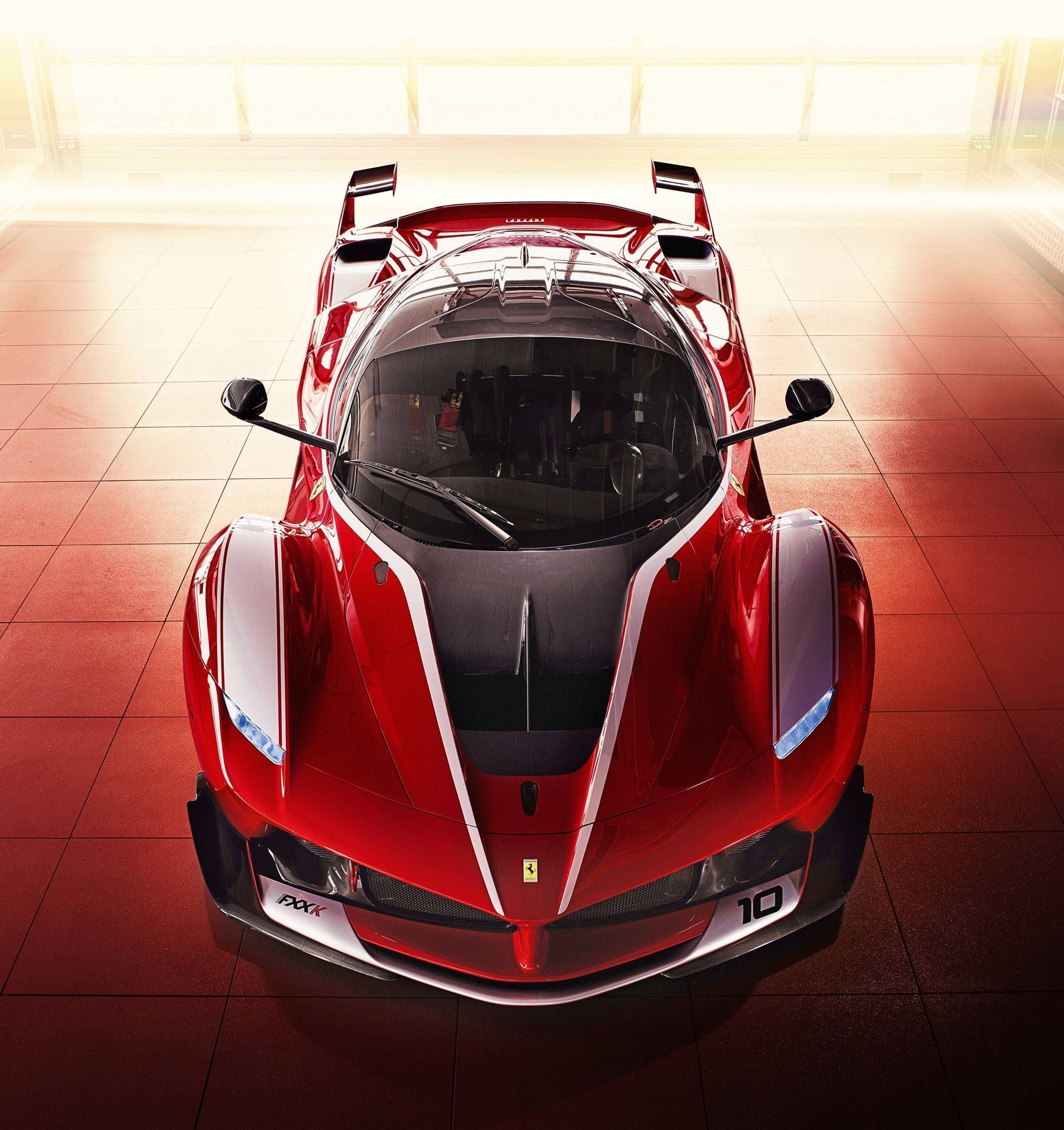 1808x1920 Download FXX K Ferrari Phone Top View