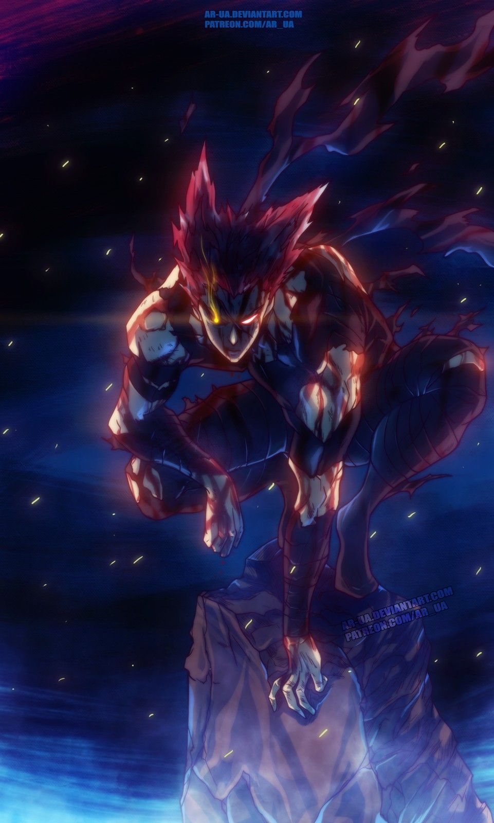 961x1600 Garou Wallpaper