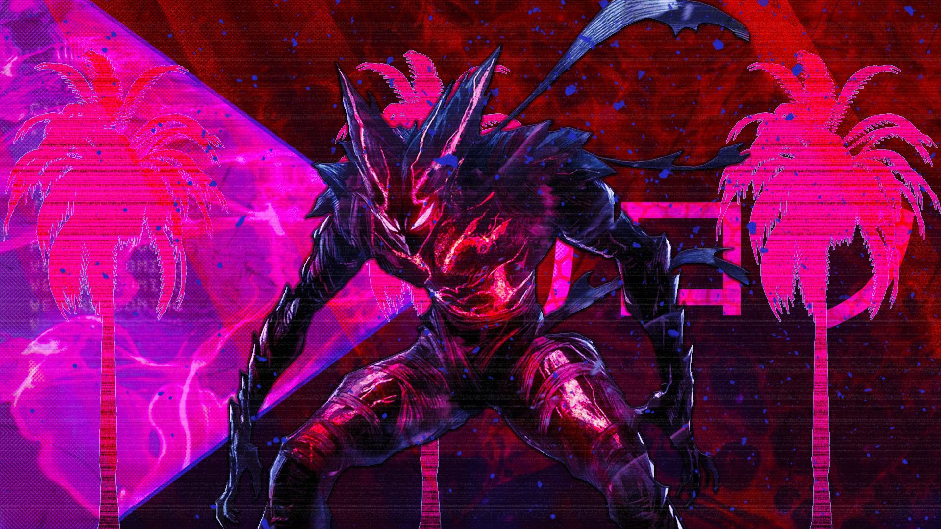 1920x1080 HD Garou One Punch Man Art Wallpaper