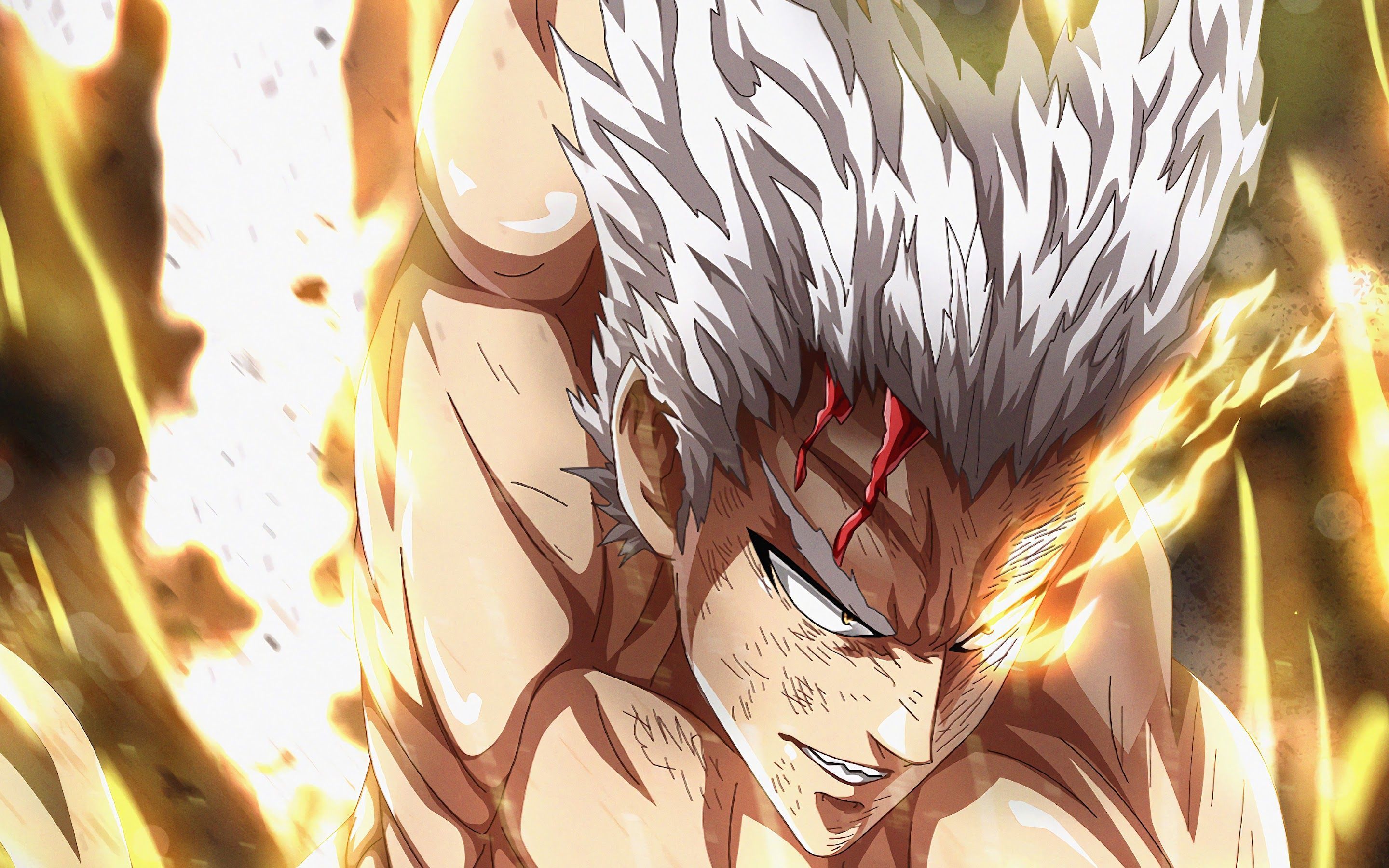 2880x1800 Garou One Punch Man 4K Wallpaper