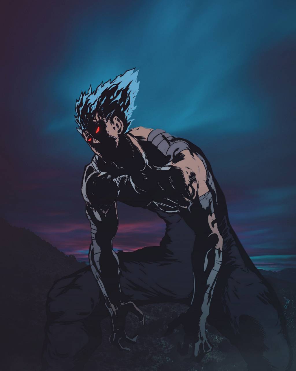 1024x1280 Garou Wallpaper